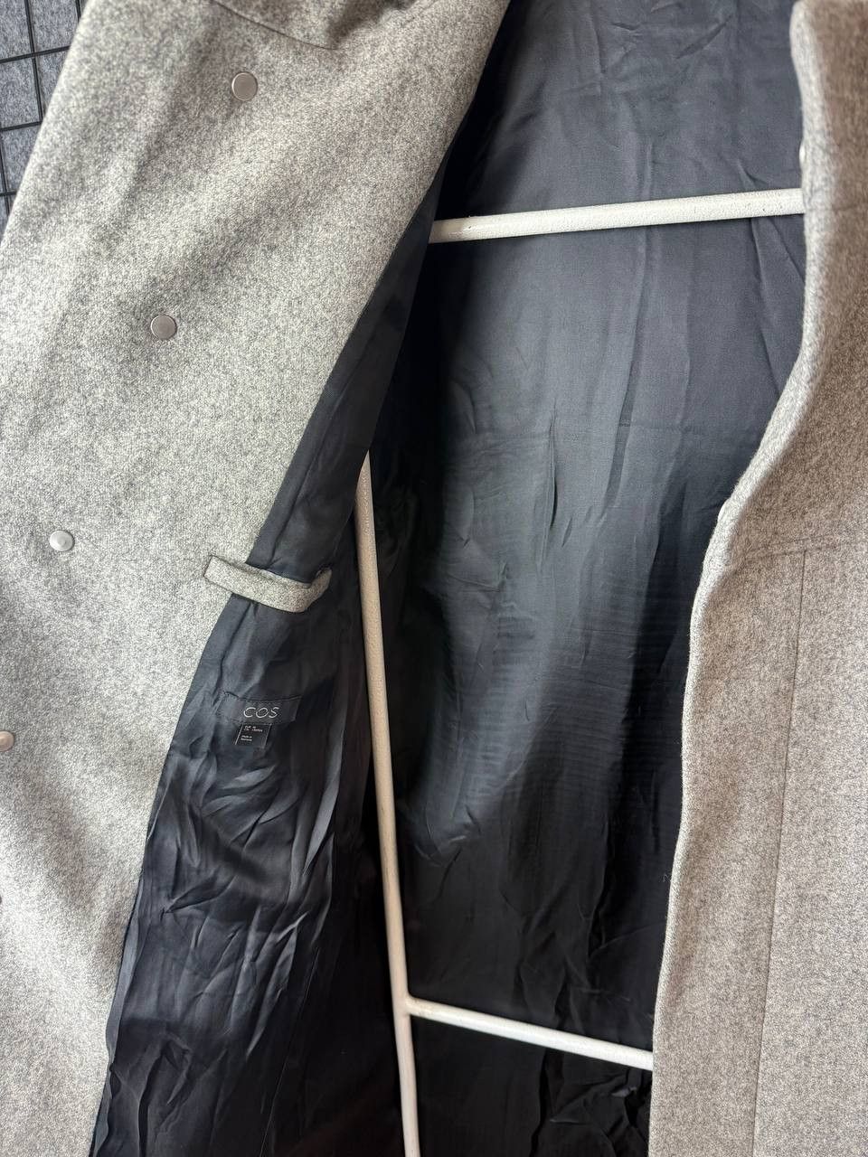 Cos COS Wool Coat Long Hood Jacket Size 46 Size L / US 10 / IT 46 - 6 Thumbnail