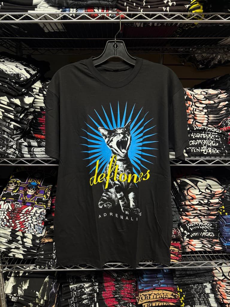 Gildan Deftones - Adrenaline The Cat T-Shirt Size US M / EU 48-50 / 2 - 1 Thumbnail
