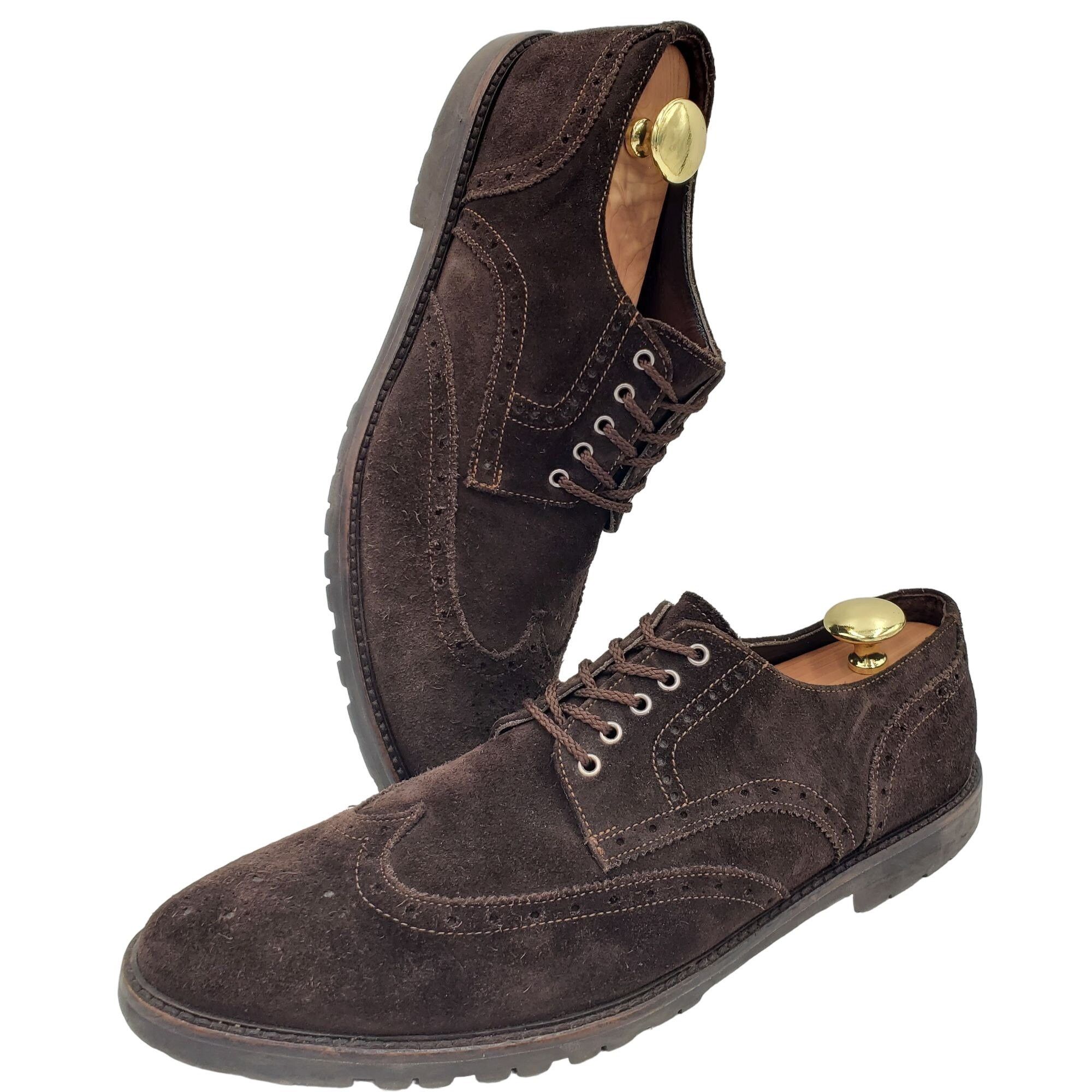 To Boot New York To Boot Adam Derrick Italy Men 11.5 Brown Suede Dress Shoes Size US 11.5 / EU 44-45 - 5 Thumbnail