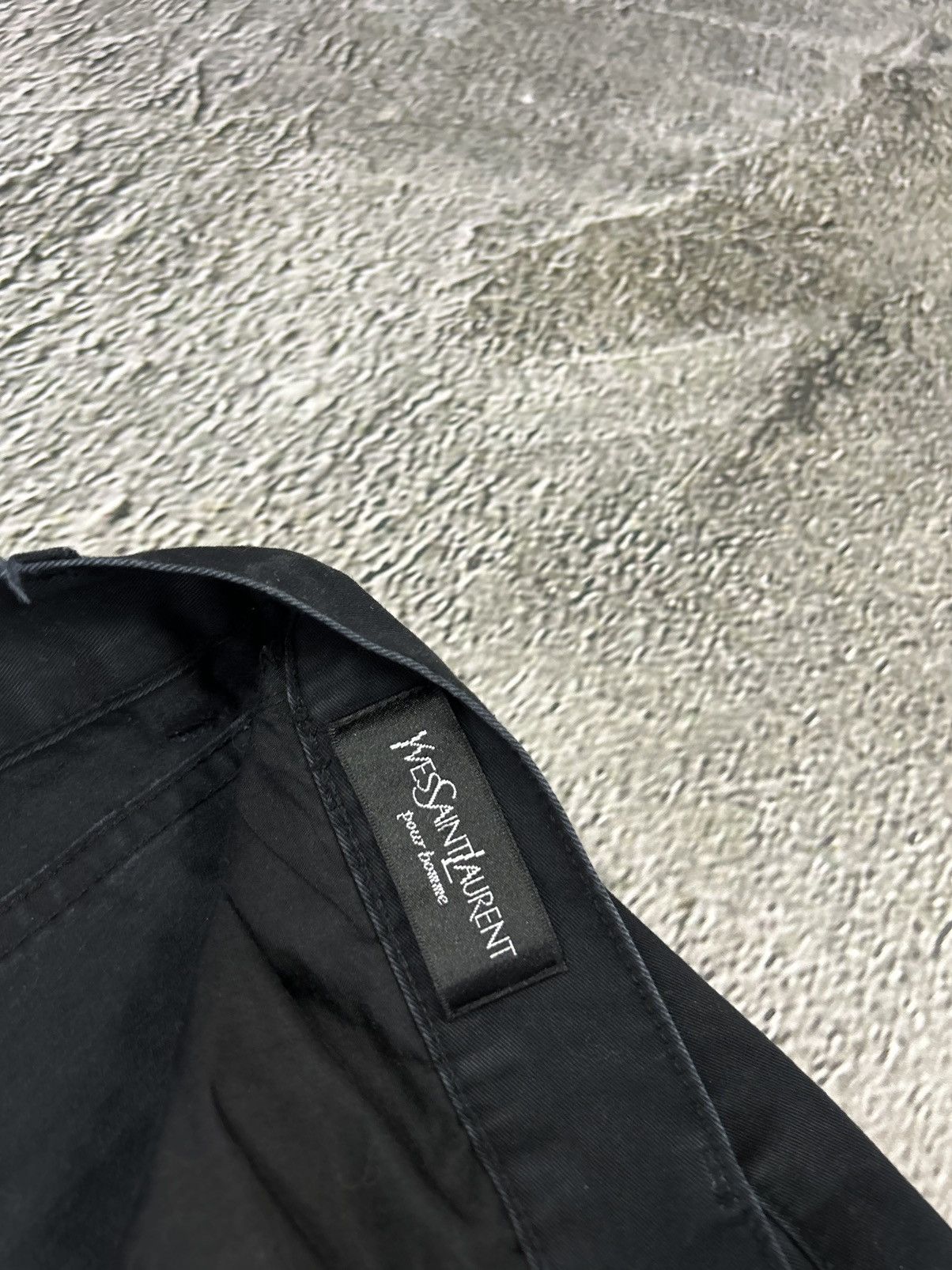 Yves Saint Laurent Yves Saint Laurent vintage black YSL logo chino pants Size US 38 / EU 54 - 7 Thumbnail