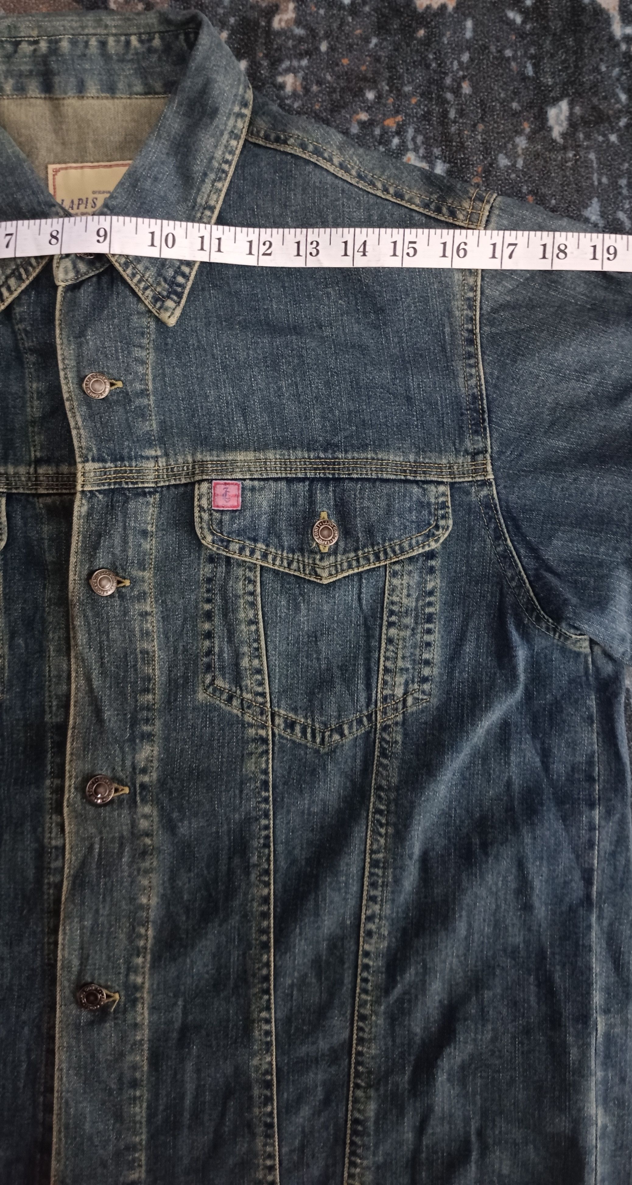 Japanese Brand Lapis Conty Denim Jacket Size US M / EU 48-50 / 2 - 13 Thumbnail
