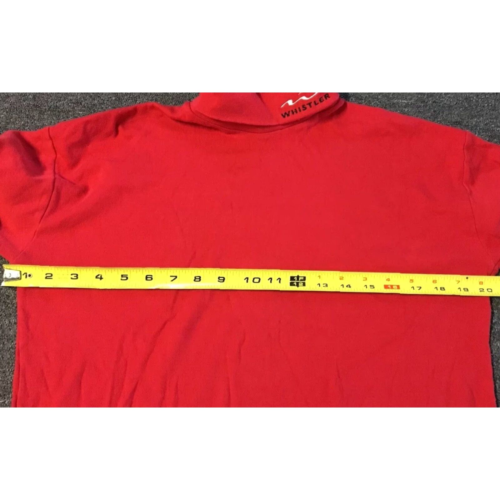 Whistles VINTAGE Whistler 90s Turtleneck Sweater Women Red Snow Ski Snowboard USA 4 Neck Pullover Long Sleeve Whistler Mountain Gear Size S / US 4 / IT 40 - 5 Thumbnail