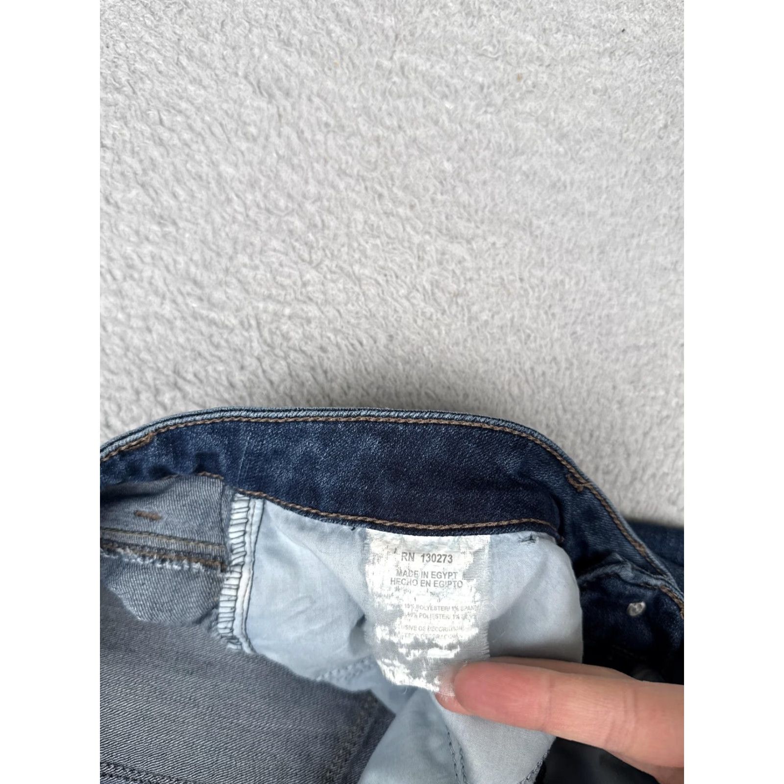 Lee Riders By Lee Jeans Women Mid Rise Straight Leg Stretch Denim Blue 32x33 Size 24" / US 00 / IT 34 - 7 Thumbnail