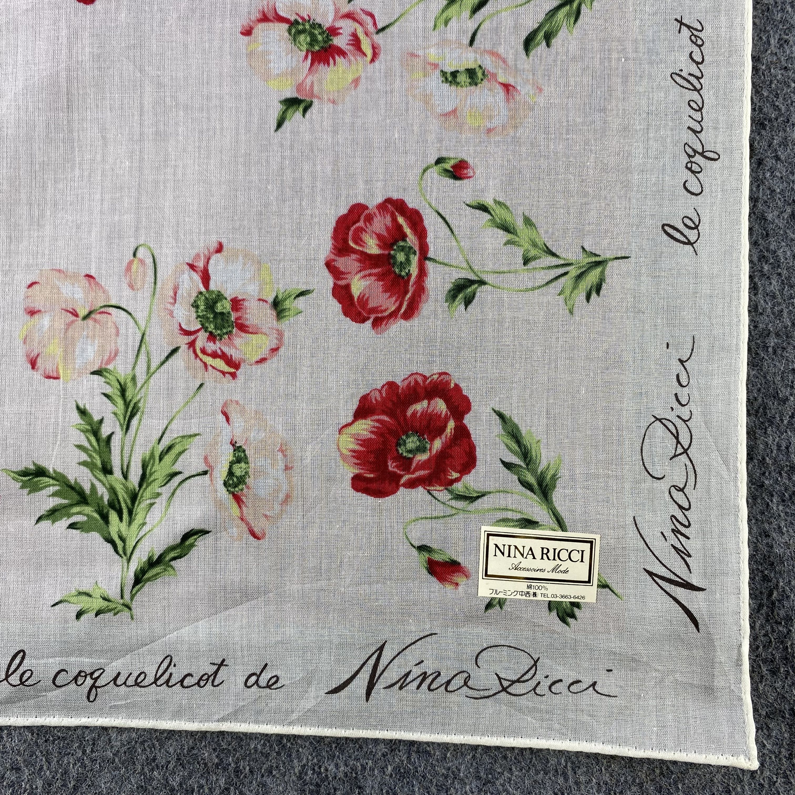 Nina Ricci Nina Ricci Handkerchief/Neckerchief/Bandana HC732 Size ONE SIZE - 2 Thumbnail