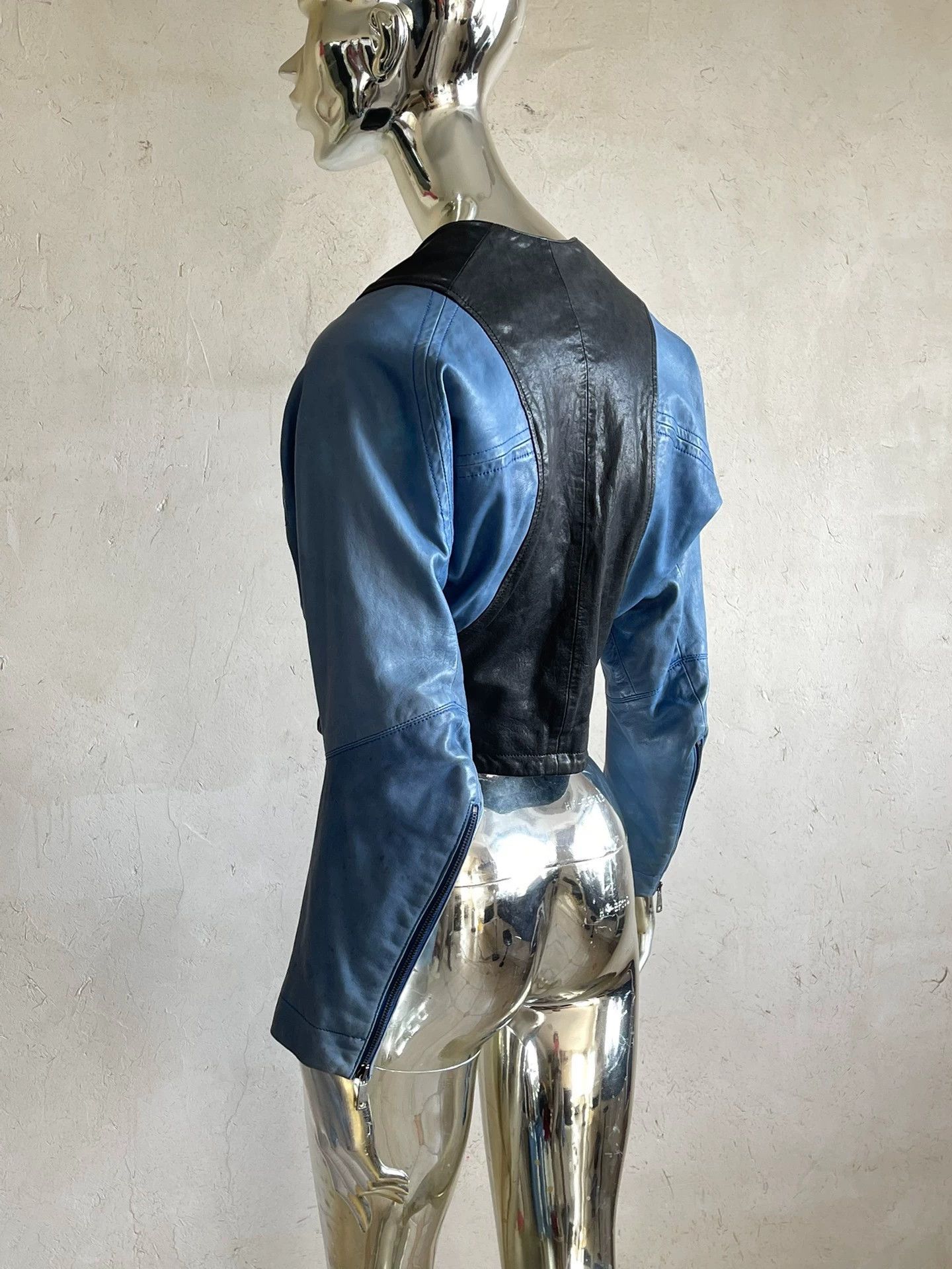 Vivienne Westwood Vivienne Westwood Punk Colorblock Leather Jkt Wmns 40 Size S / US 4 / IT 40 - 4 Thumbnail