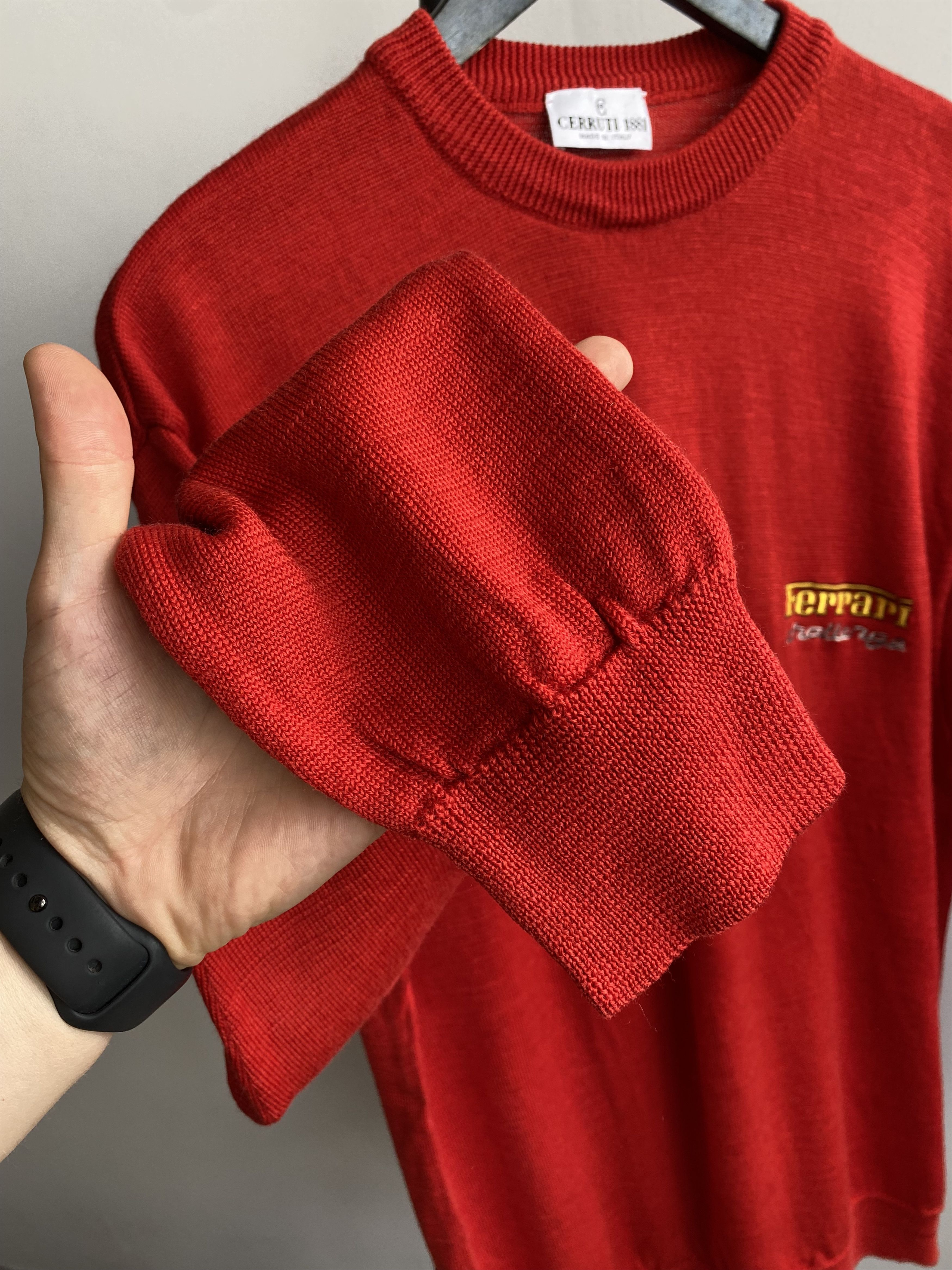 Cerruti 1881 RARE Vintage Cerruti 1881 Ferrari Racing 90s Sweater Size US XL / EU 56 / 4 - 7 Thumbnail