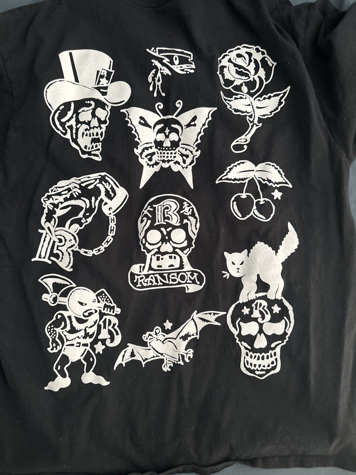 Ransom Clothing Ransom Tattoo Logo Tee Size US XL / EU 56 / 4 - 1 Thumbnail