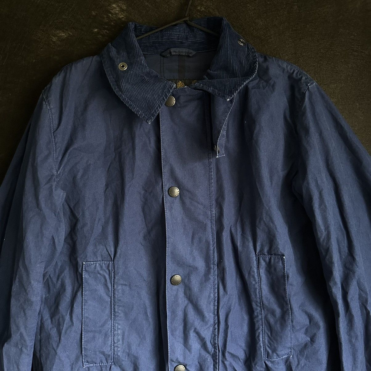 Barbour Barbour 100% Cotton Blue Jacket Size XS / US 0-2 / IT 36-38 - 2 Thumbnail