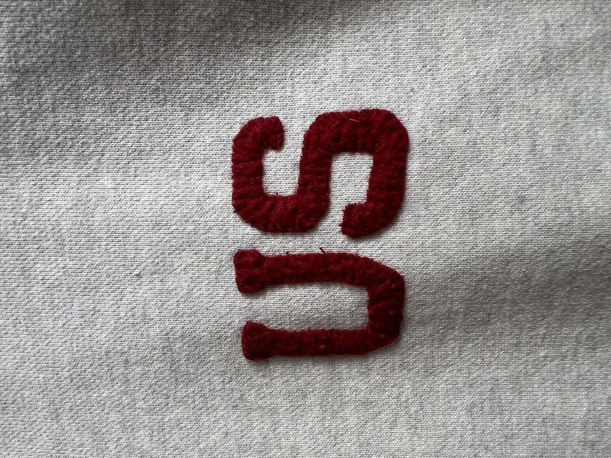 Visvim Oatmeal Crewneck College Sweatshirt, size 5 CUSTOM CROP Size US L / EU 52-54 / 3 - 14 Thumbnail