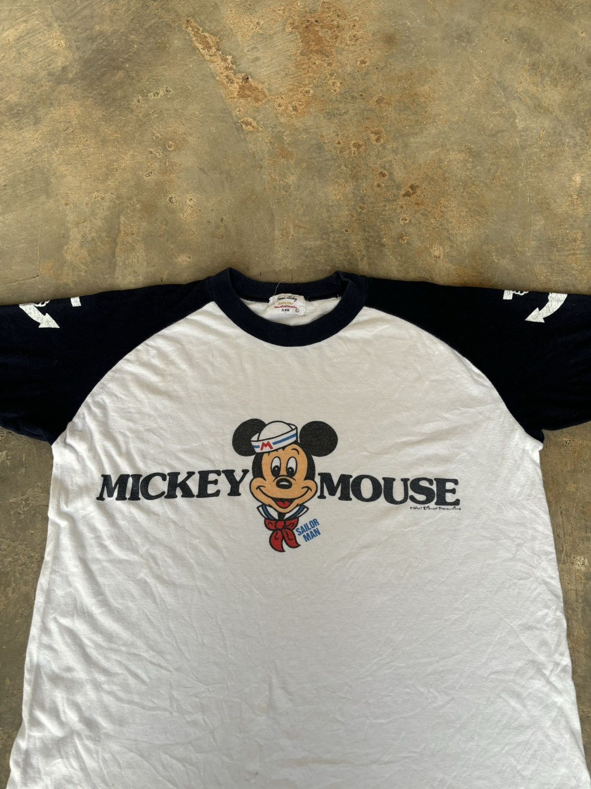 Japanese Brand × Vintage Vintage Mickey Mouse Sailor man Tshirt Size US S / EU 44-46 / 1 - 2 Thumbnail