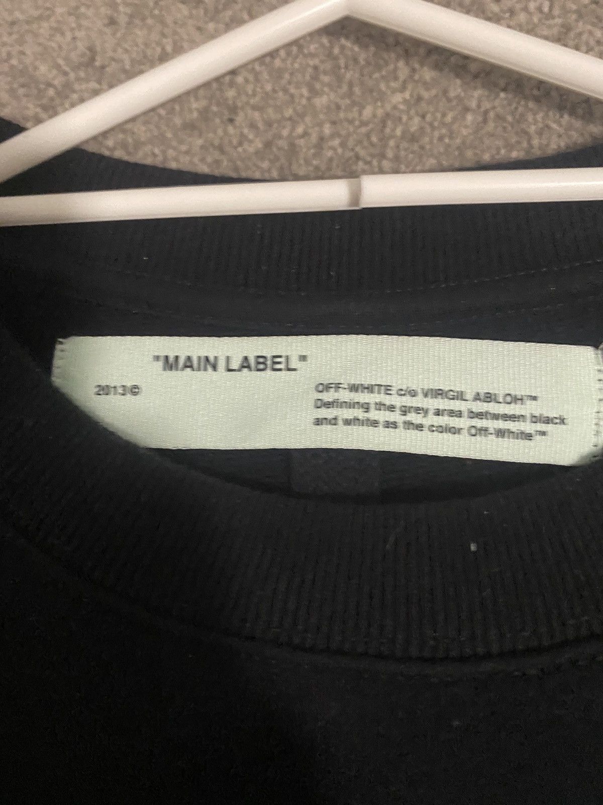 Off-White Offwhite "impressionism" diag stencil sweatshirt Size US S / EU 44-46 / 1 - 3 Thumbnail