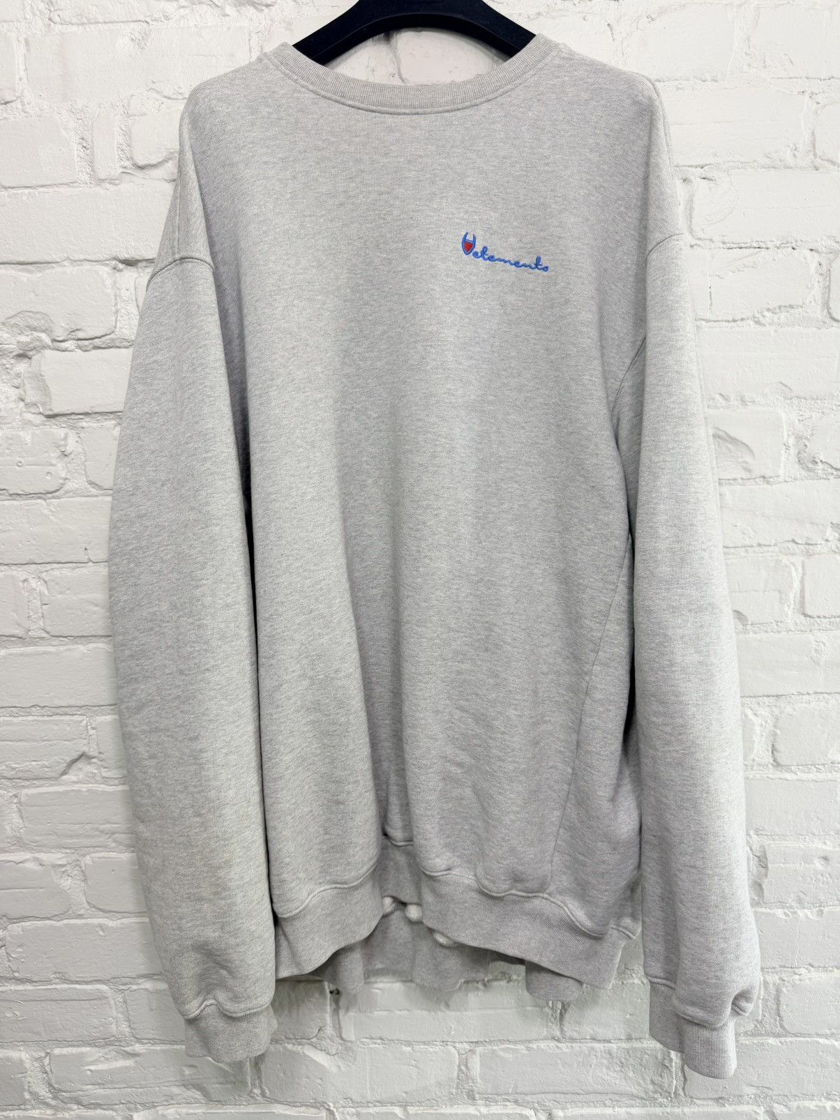 Vetements Vetements SS16 Champion parody crewneck Size US XXL / EU 58 / 5 - 1 Thumbnail