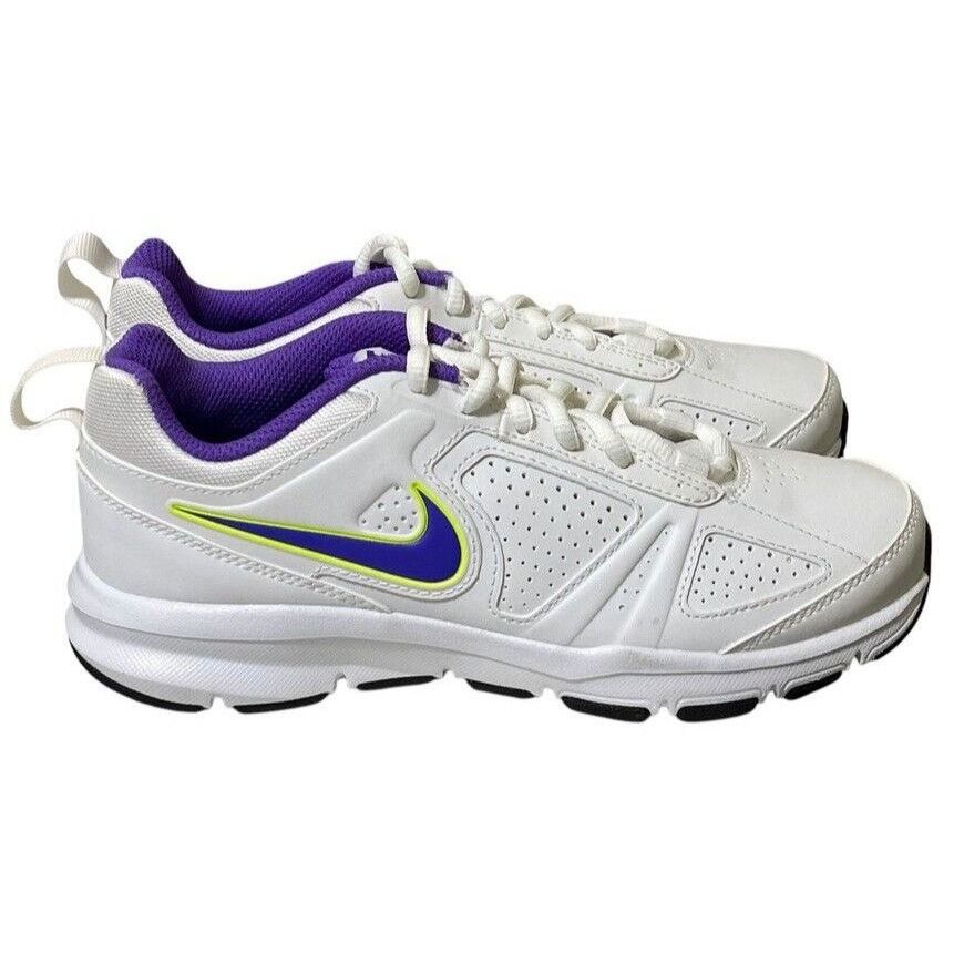Nike Nike T-Lite XI Athletic Shoes Women’s Size 6 White Purple Le Size US 6 / IT 36 - 4 Thumbnail