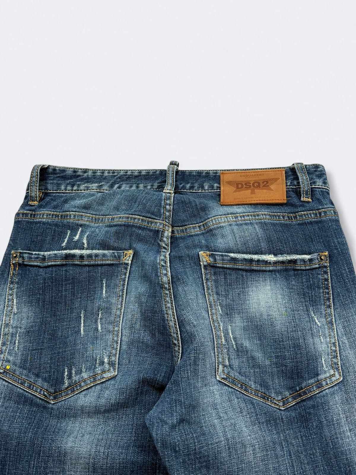 Dsquared2 Dsquared2 Distressed Washed Slim Denim Jeans Size US 32 / EU 48 - 8 Thumbnail