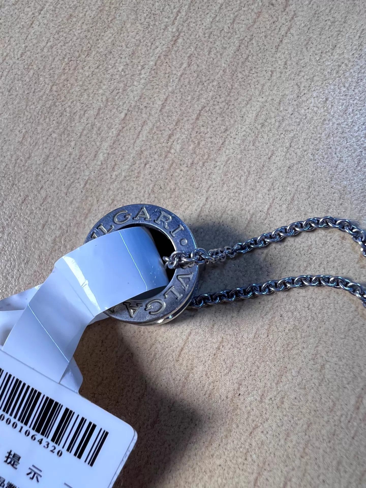 Bvlgari BVLGARI STC Charity Black 925 Silver-Ceramic Unisex Necklace Size ONE SIZE - 3 Thumbnail