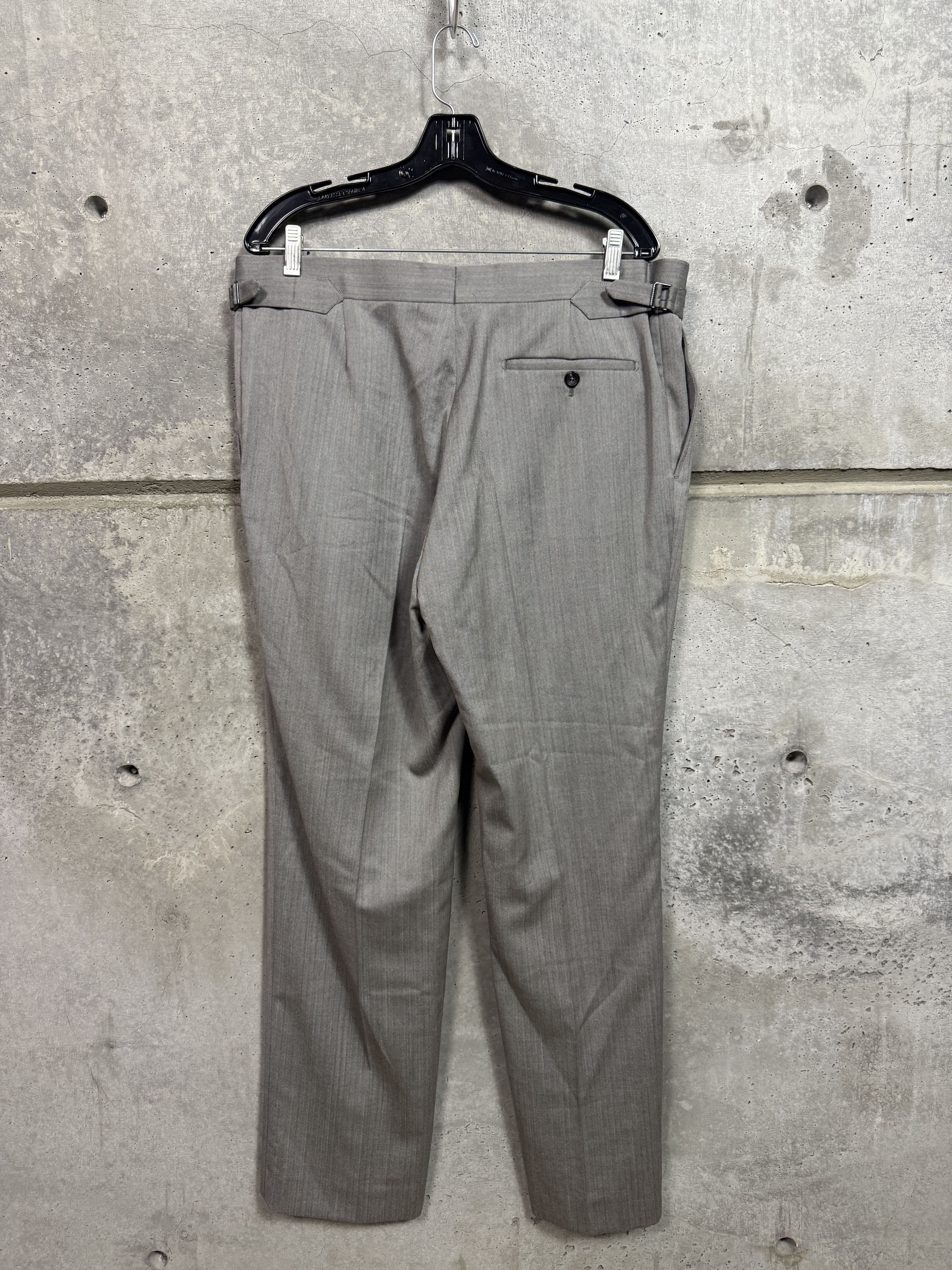 Kingsman Kingsman Conrad Herringbone Wool Suit Trousers Size US 38 / EU 54 - 7 Thumbnail