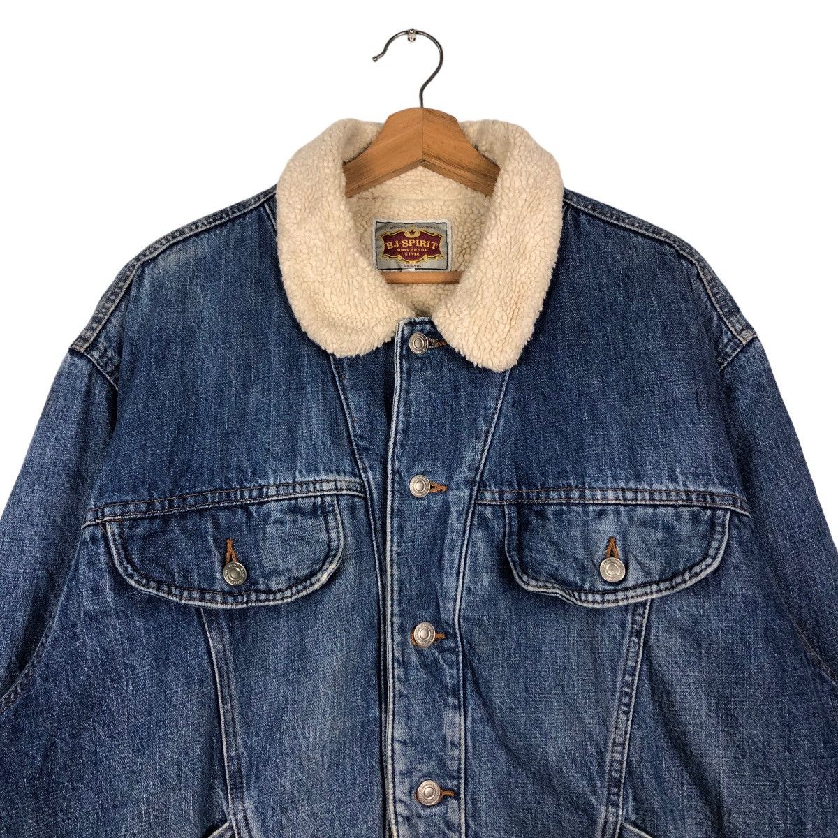Hysteric Glamour 🔥Cropped Trucker Denim Jacket Biker BJ Spirit Japan Made Size US L / EU 52-54 / 3 - 3 Thumbnail