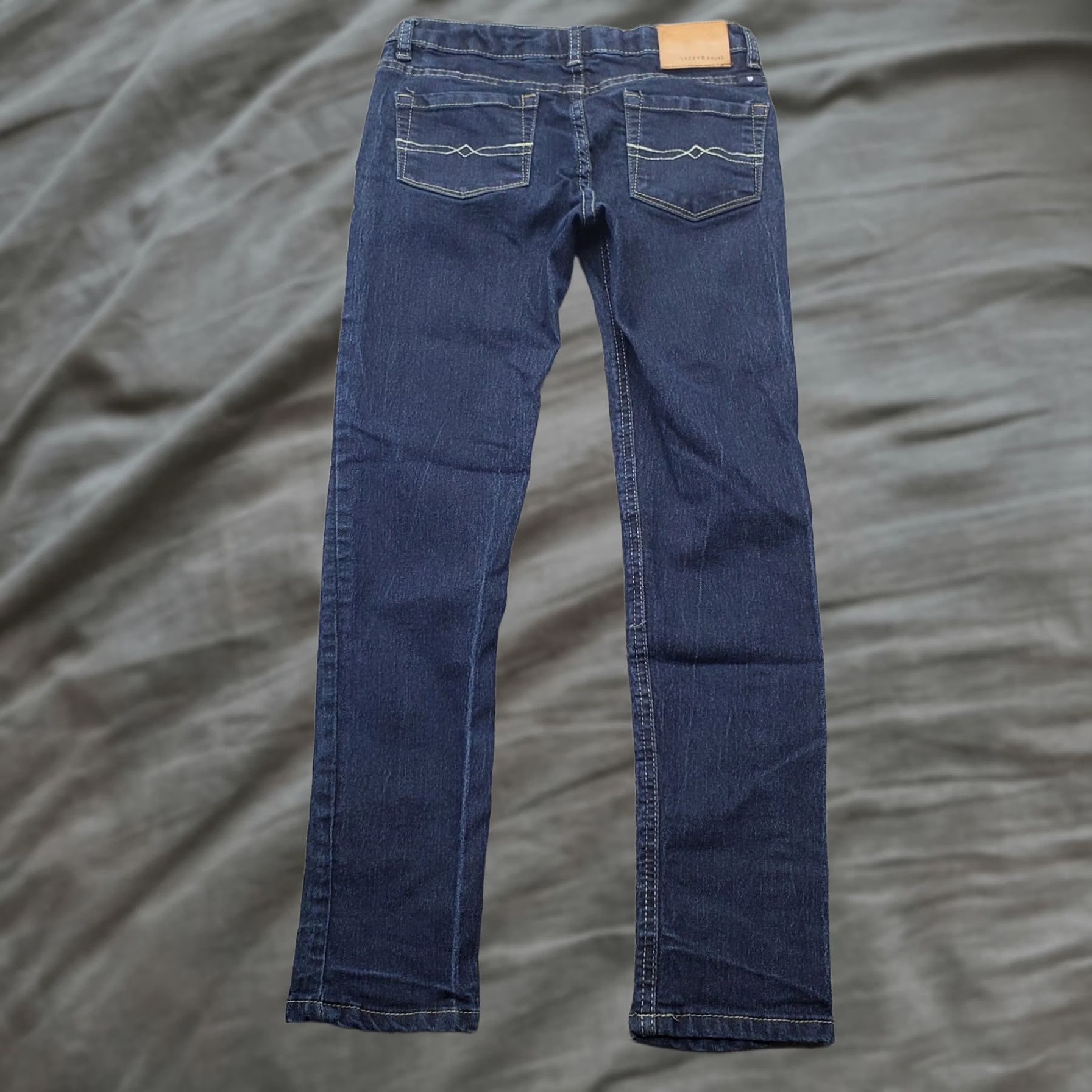 Lucky Brand Lucky Brand Jeans Womens 10 Blue Denim 5 Pockets Stretch Adjustable Waistband jeans Womens Size 10 Blue 5-Pocket Design Regular Straight Size 32" / US 10 / IT 46 - 1 Thumbnail