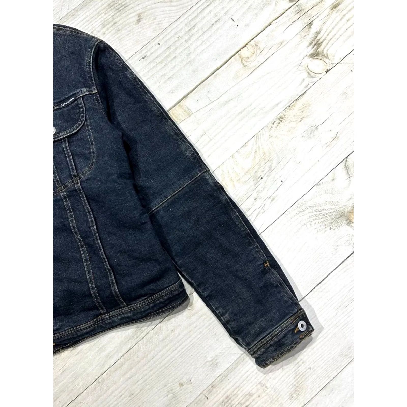 Dolce & Gabbana VINTAGE Dolce&Gabbana Jacket Denim Sherpa Woman Size L Blue Size L / US 10 / IT 46 - 3 Thumbnail