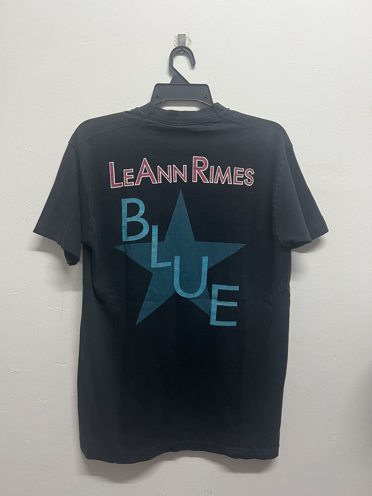 Band Tees × Vintage Vintage 90’s Leann Rimes Blue Tour Tee Size US L / EU 52-54 / 3 - 5 Thumbnail