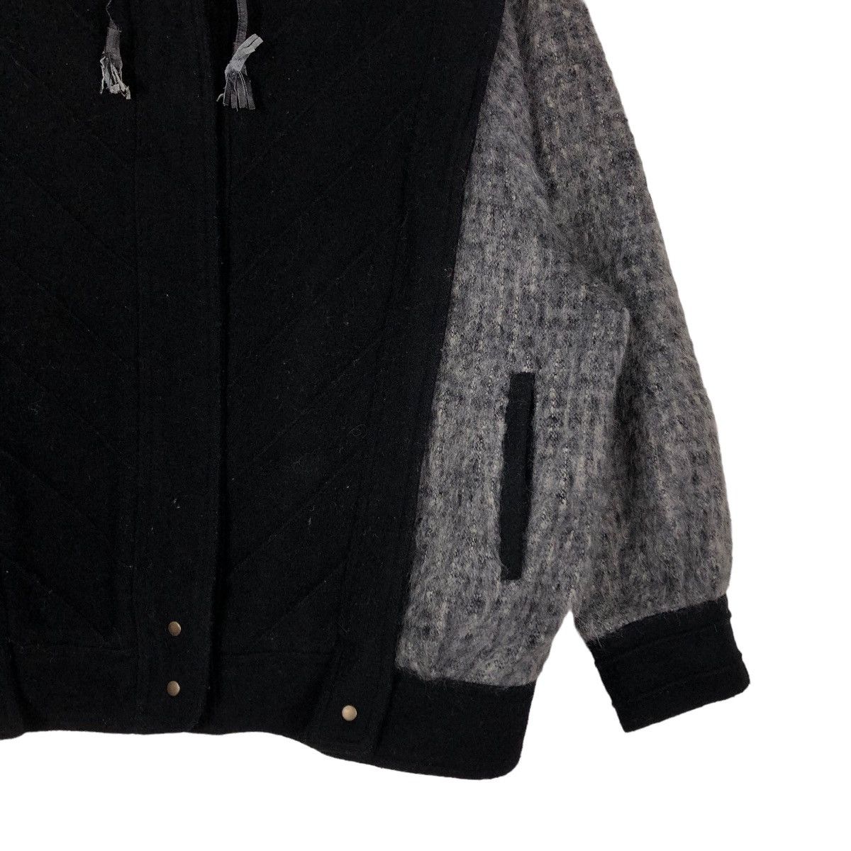 Japanese Brand 📌VINTAGE BOMBER JACKET WOOL RIOT RIOT DESIGN ISSEY MIYAKE Size US M / EU 48-50 / 2 - 12 Thumbnail