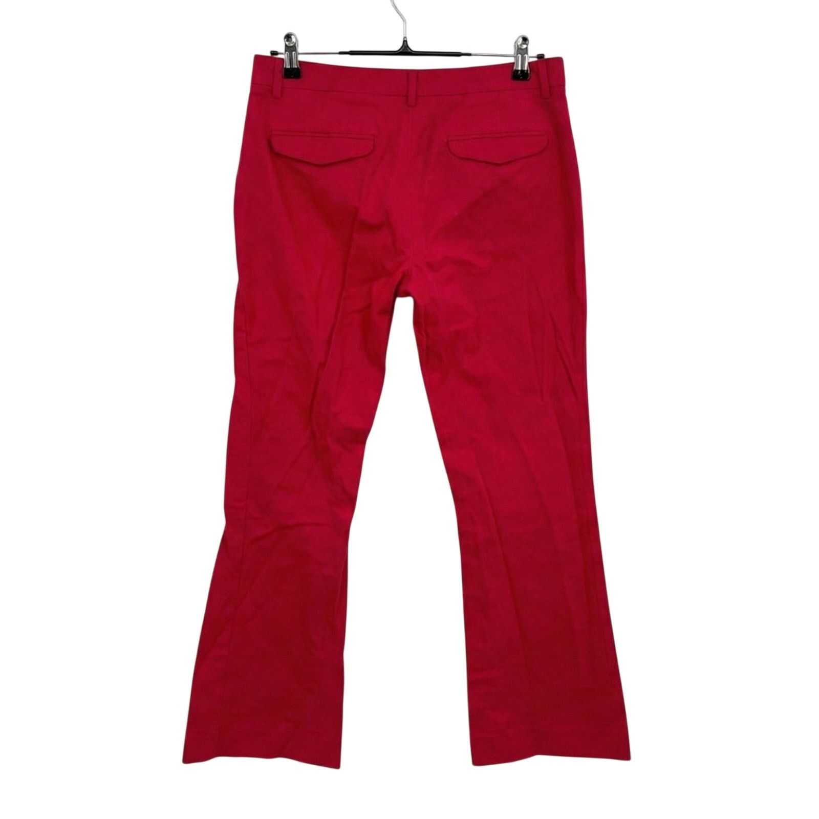 Gap Gap Modern Straight Pants Size 8 Bright Red Stretch Lux Size 30" / US 8 / IT 44 - 2 Thumbnail