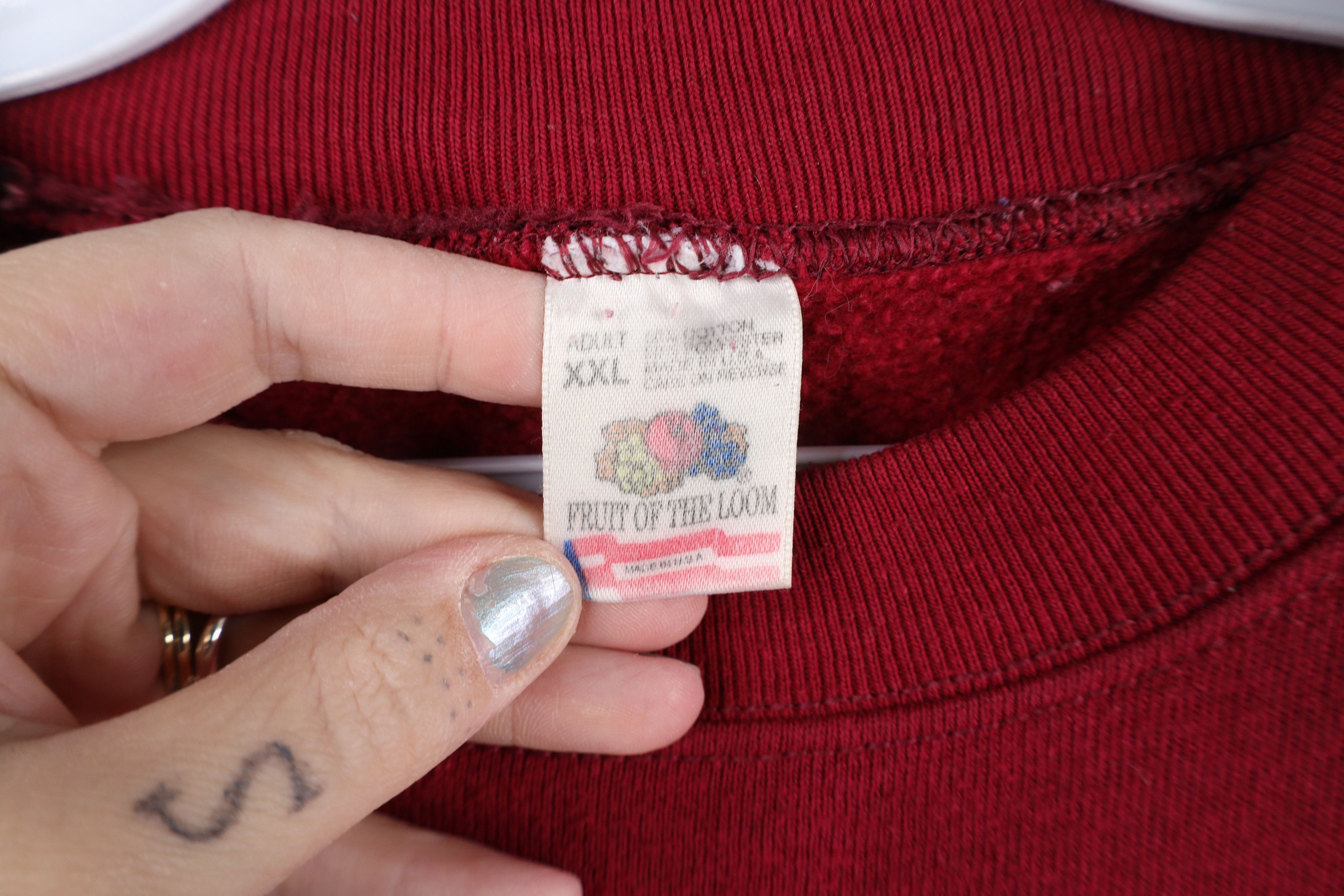 Vintage Vintage 90s Food Town Super Markets Christmas Sweatshirt USA Size US XXL / EU 58 / 5 - 6 Thumbnail