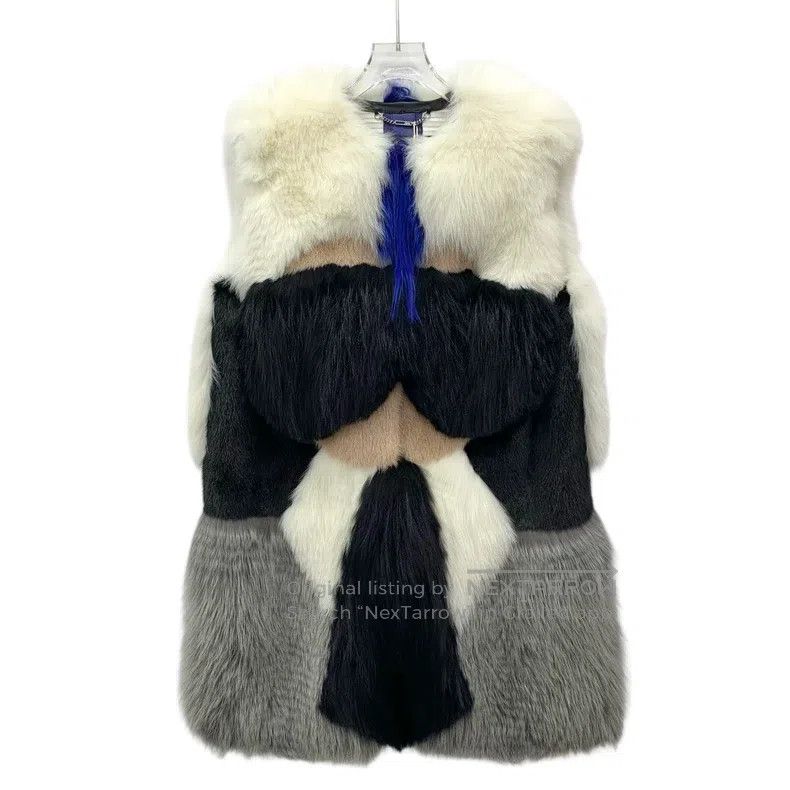 Fendi Fendi Karl Lagerfeld series color block mink fur vest coat Size XS / US 0-2 / IT 36-38 - 1 Thumbnail