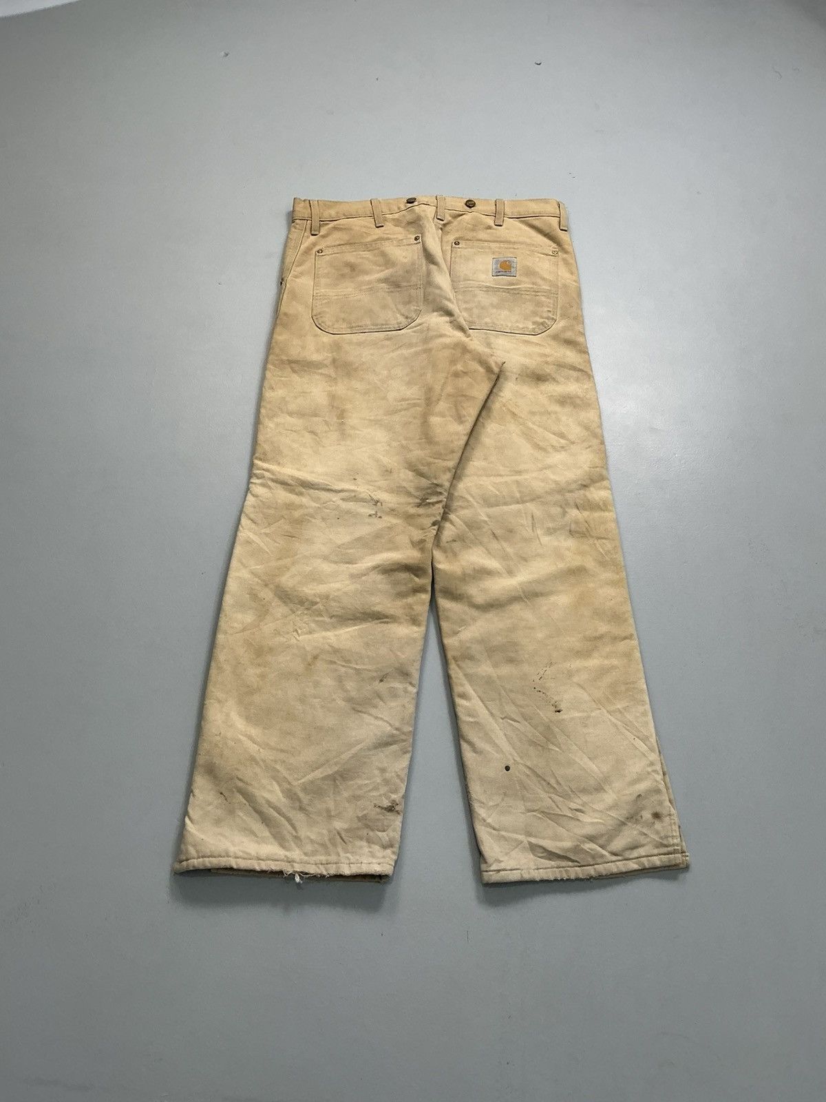 Carhartt 90s Vintage Carhartt WQ106 quinted line carpenter denim Size US 36 / EU 52 - 9 Thumbnail