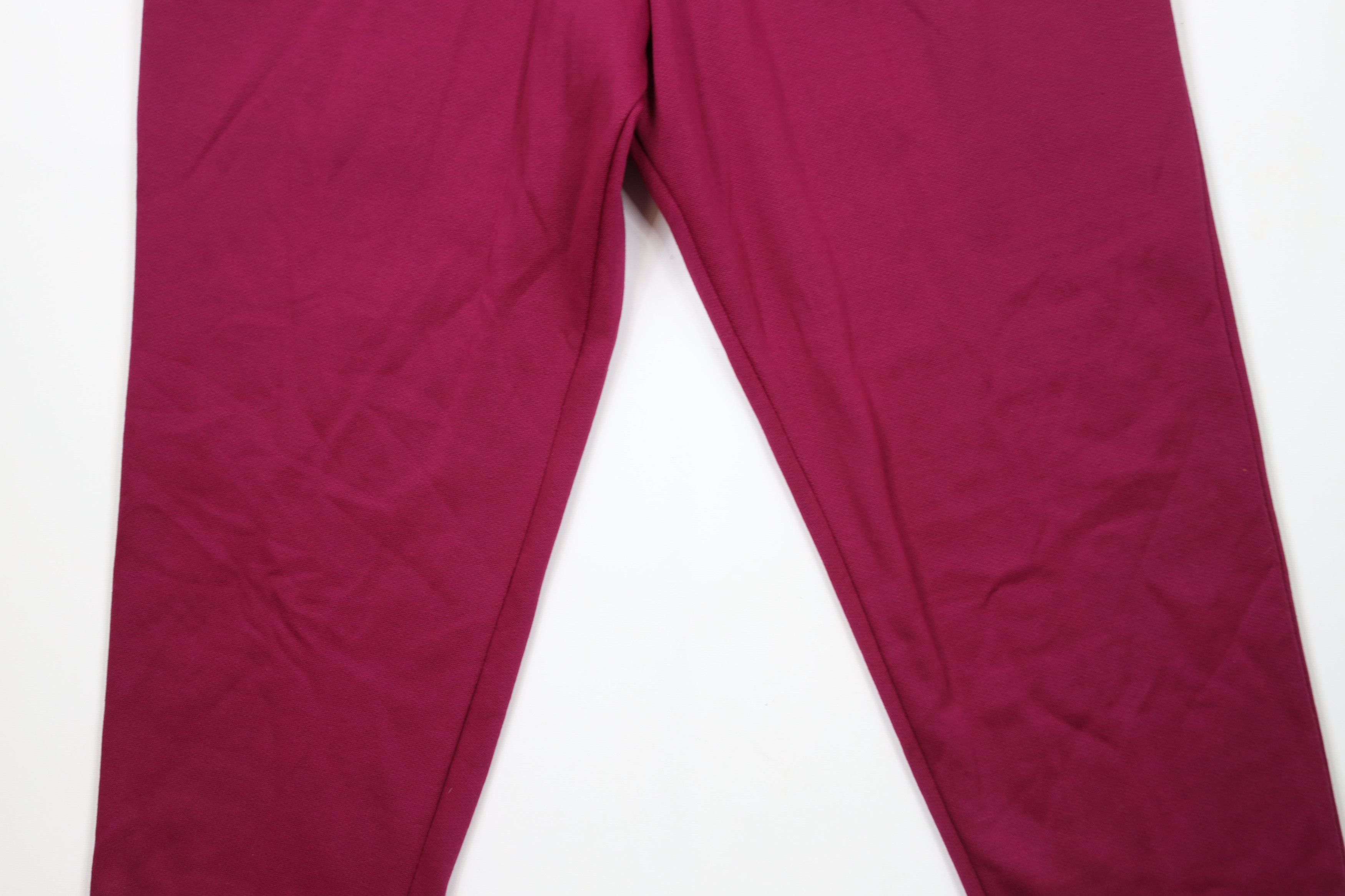 Vintage Deadstock Vintage 90s Streetwear Leg Sweatpants Purple Size 36" / US 14 / IT 50 - 3 Thumbnail