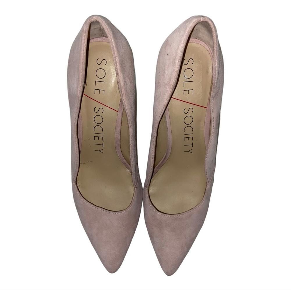 Designer Sole Society l Edith Suede Pump Size 7.5 Size US 7.5 / IT 37.5 - 2 Thumbnail