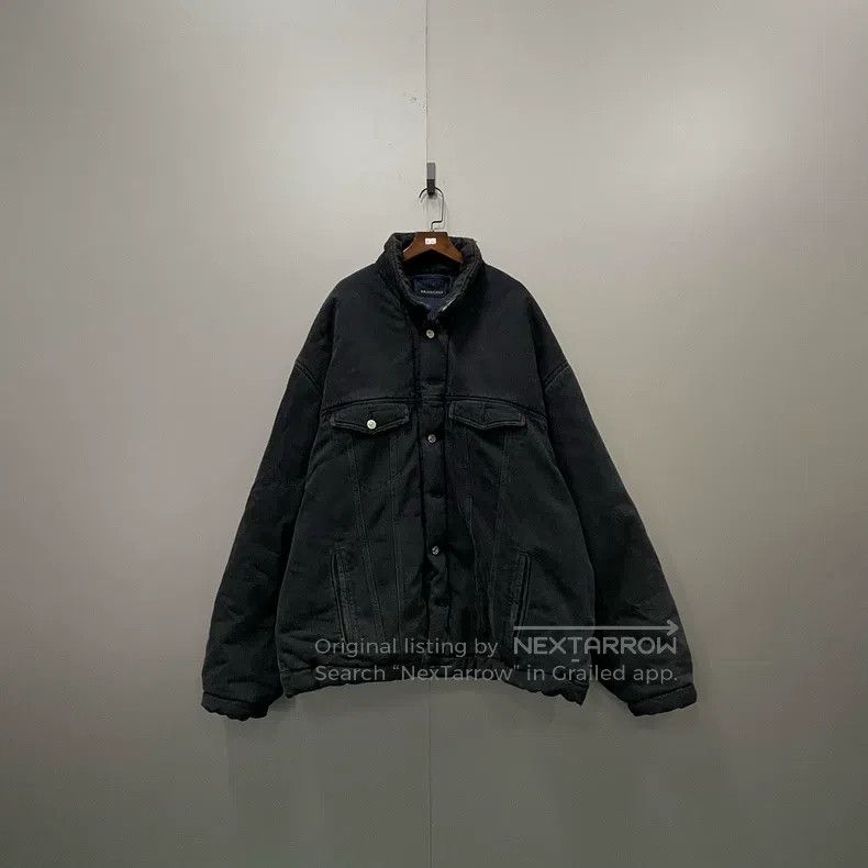 Balenciaga Balenciaga Color-Blocked Denim Fabric Cotton Jacket Size US S / EU 44-46 / 1 - 1 Thumbnail