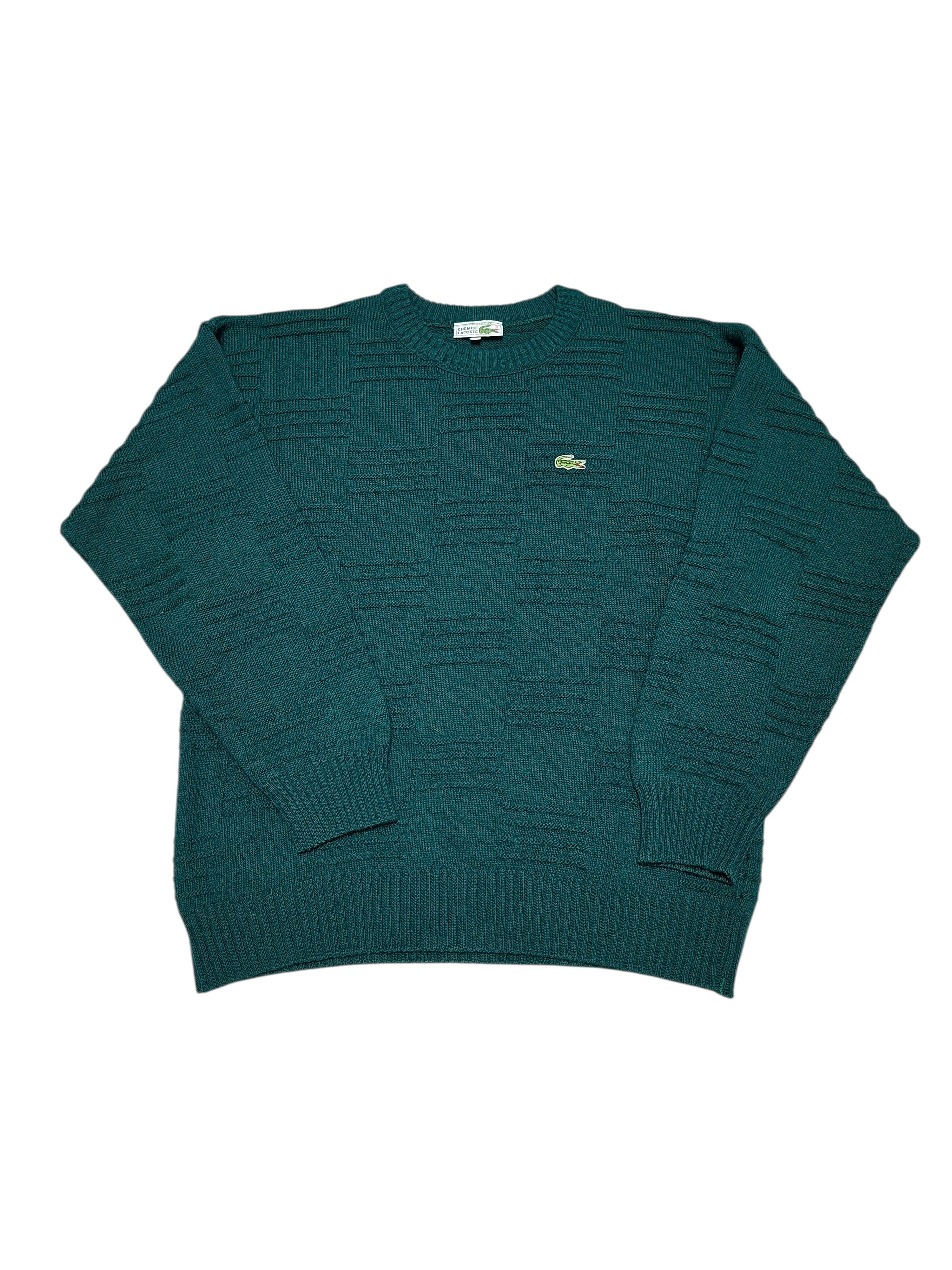 Lacoste LACOSTE VINTAGE LUXURY MADE IN FRANCE WOOL SWEATER Size US L / EU 52-54 / 3 - 1 Thumbnail