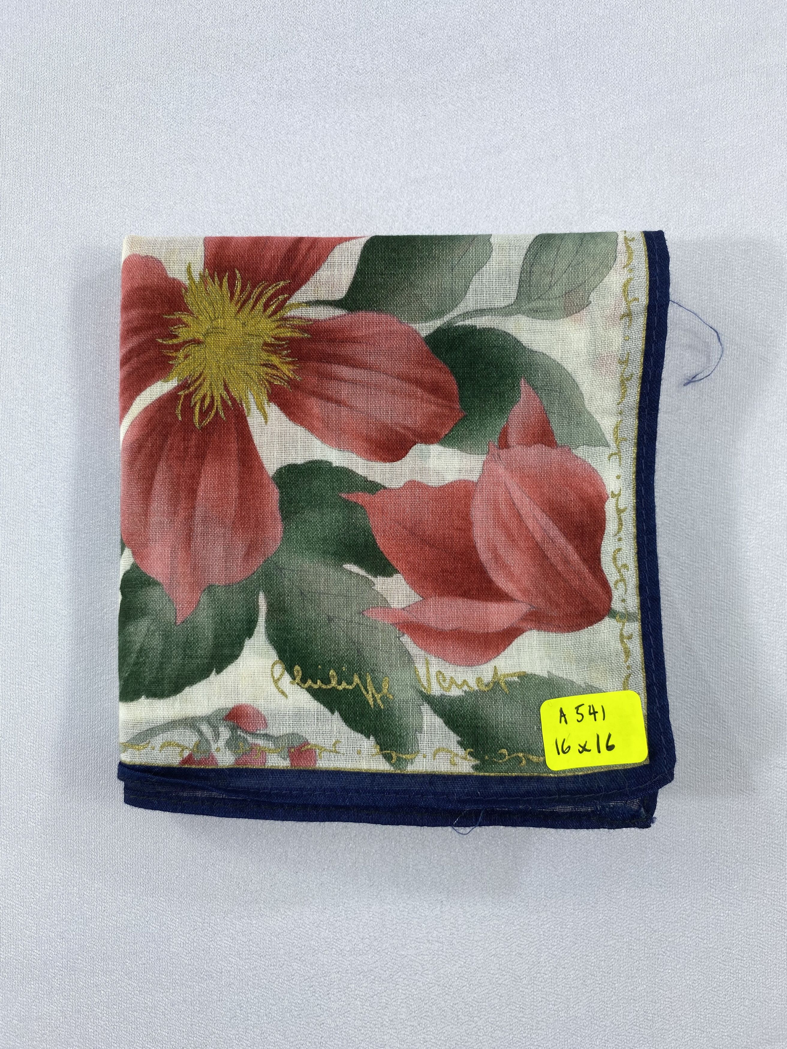 Vintage Philippe Venet Handkerchief / Bandana / Neckerchief Size ONE SIZE - 6 Thumbnail