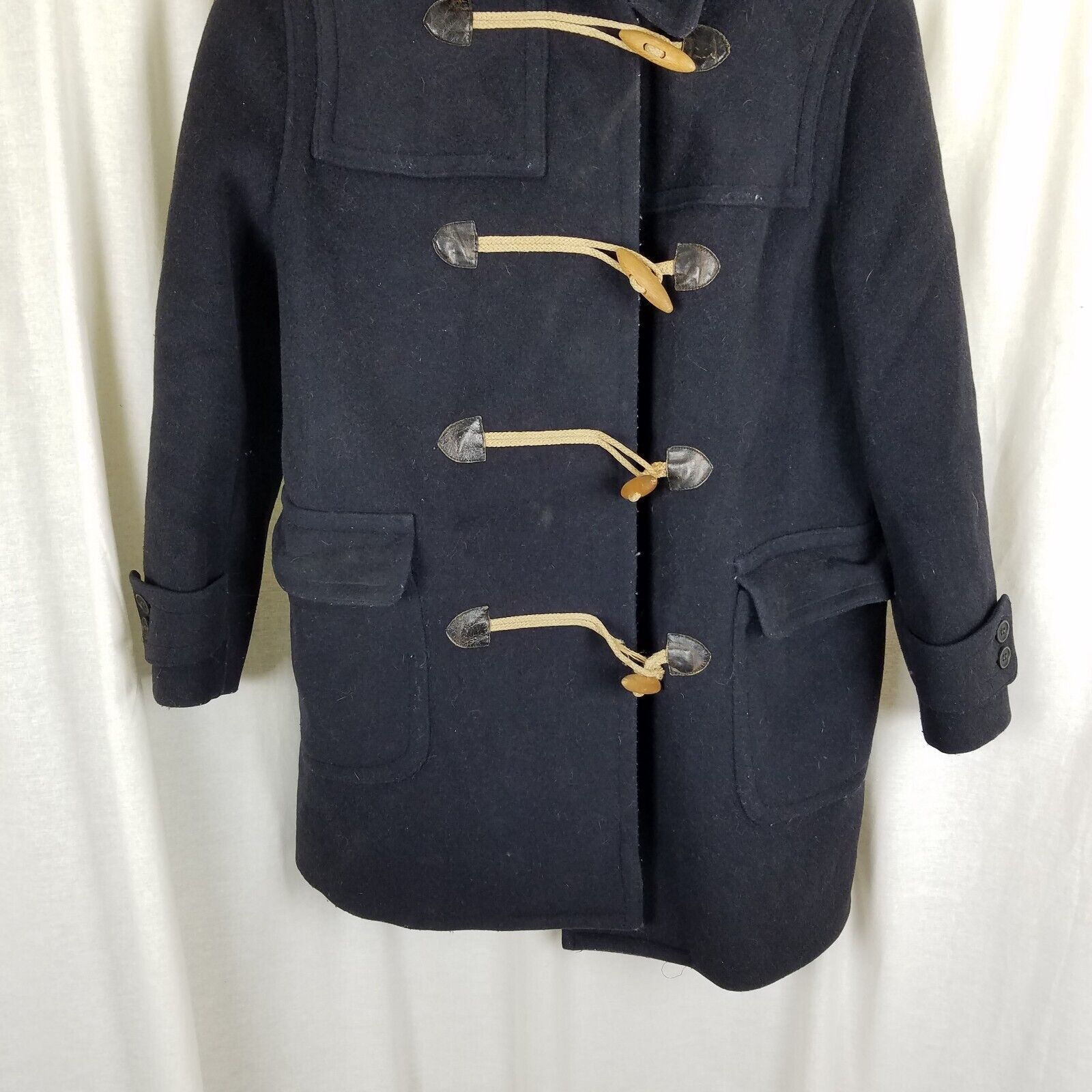 Vintage Lodenfry Loden Coat Wool Toggle Duffle Coat Peacoat Wmns M L Size M / US 6-8 / IT 42-44 - 3 Thumbnail