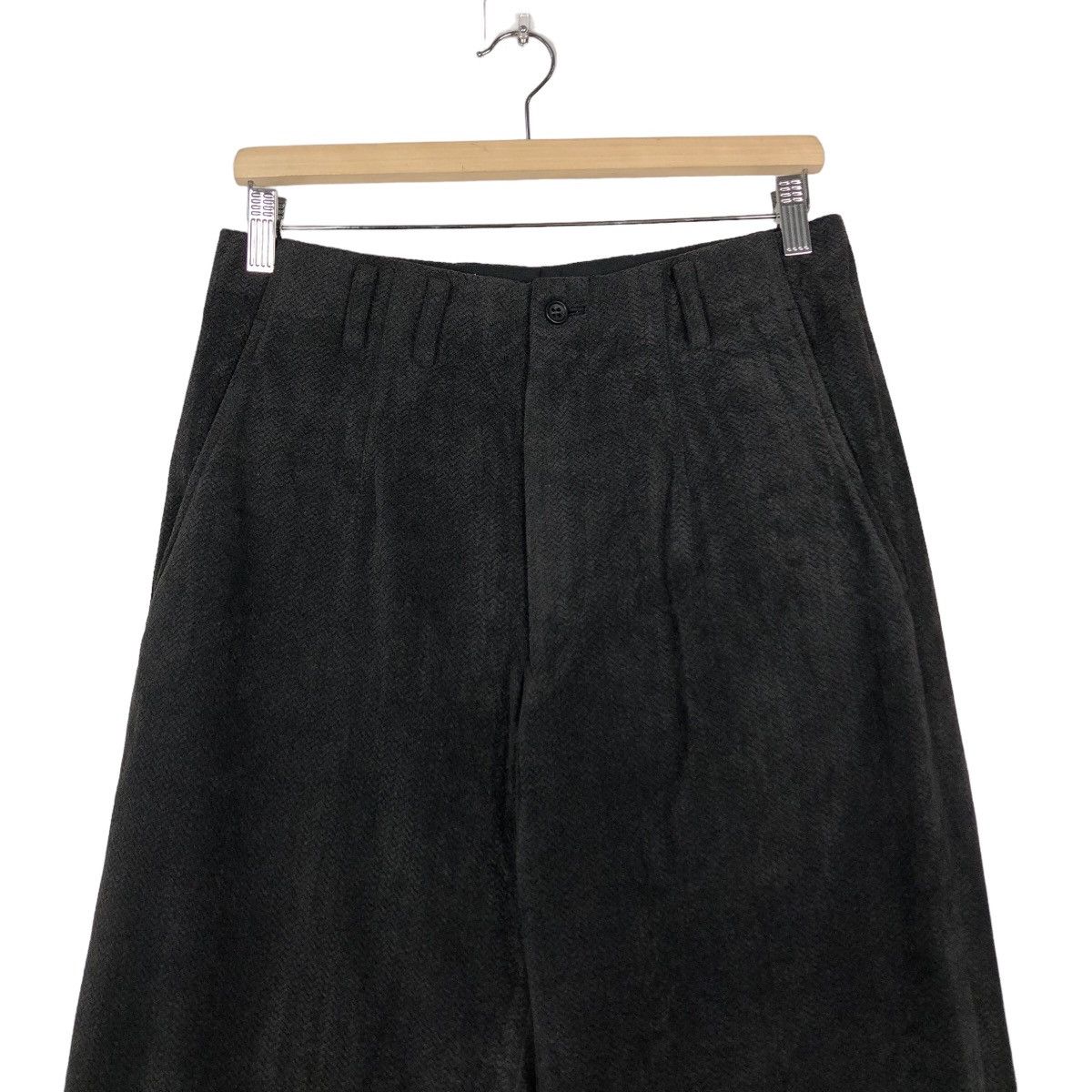 Issey Miyake 🔥Vintage Velvet Casual Trousers Tete Homme Japan Made Size US 30 / EU 46 - 3 Thumbnail