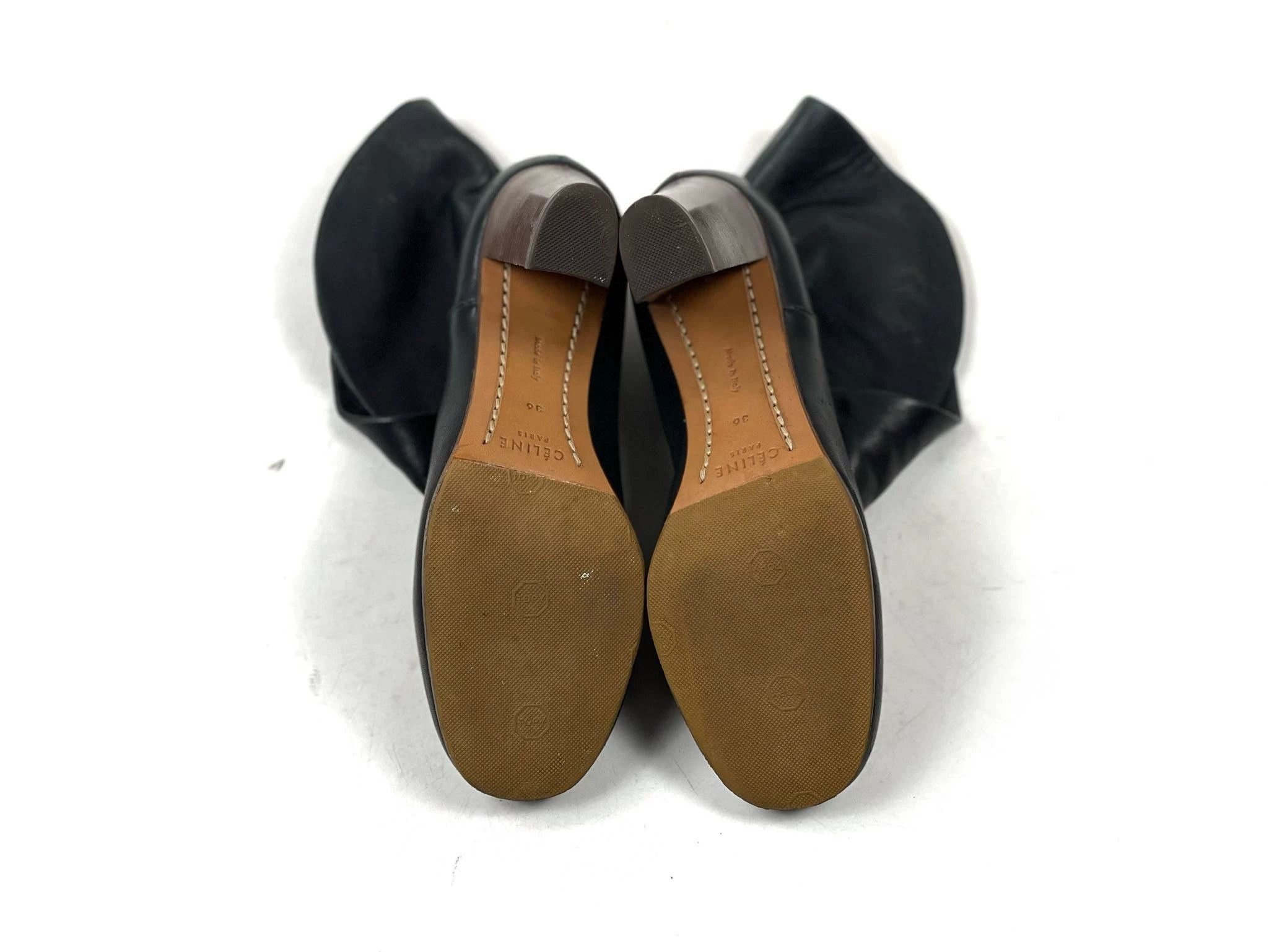 Celine Celine Lambskin Chelsea Boots with Chunky Heels Size US 6 / IT 36 - 5 Thumbnail