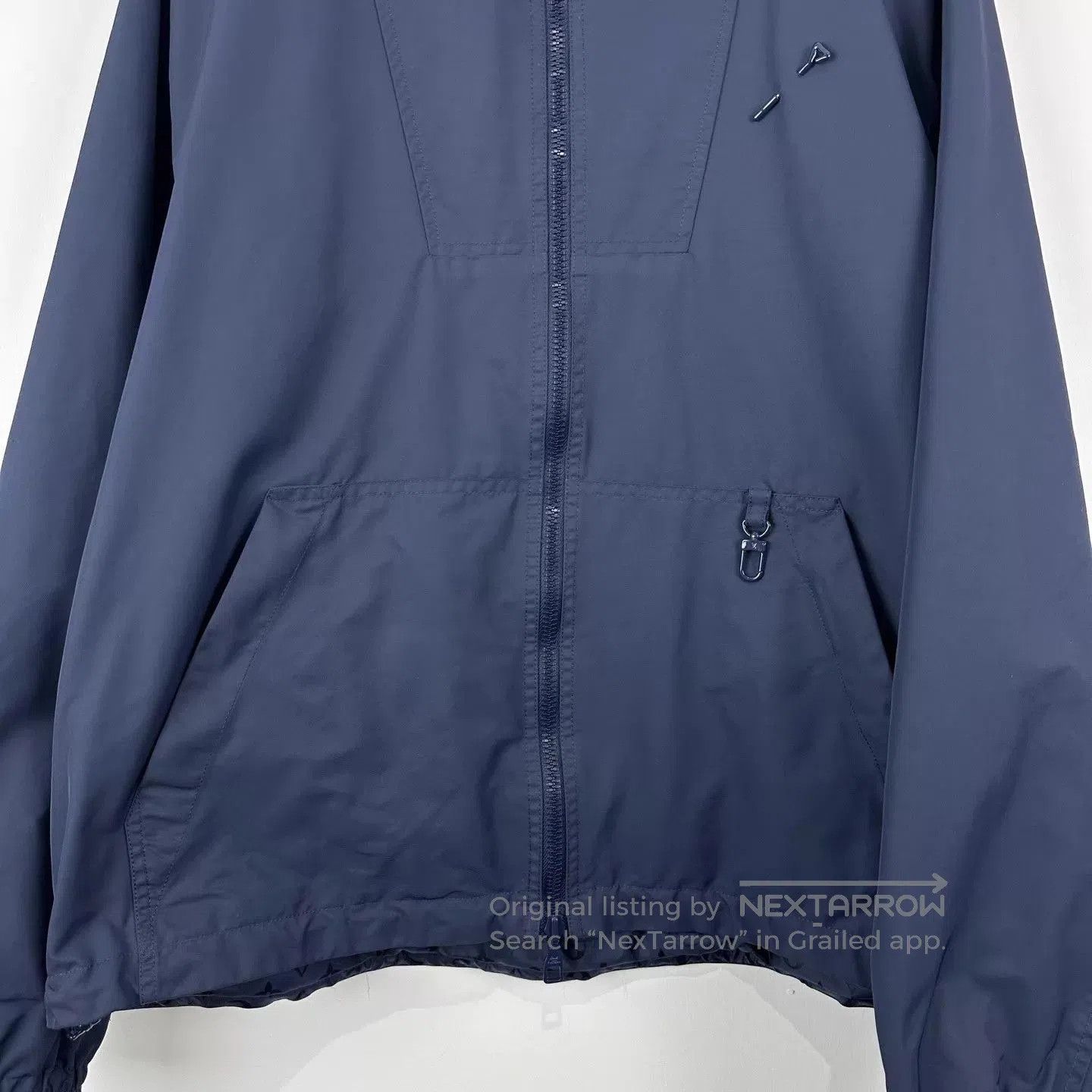 Louis Vuitton Blue Hooded Light Jacket, Size L. Size US L / EU 52-54 / 3 - 5 Thumbnail