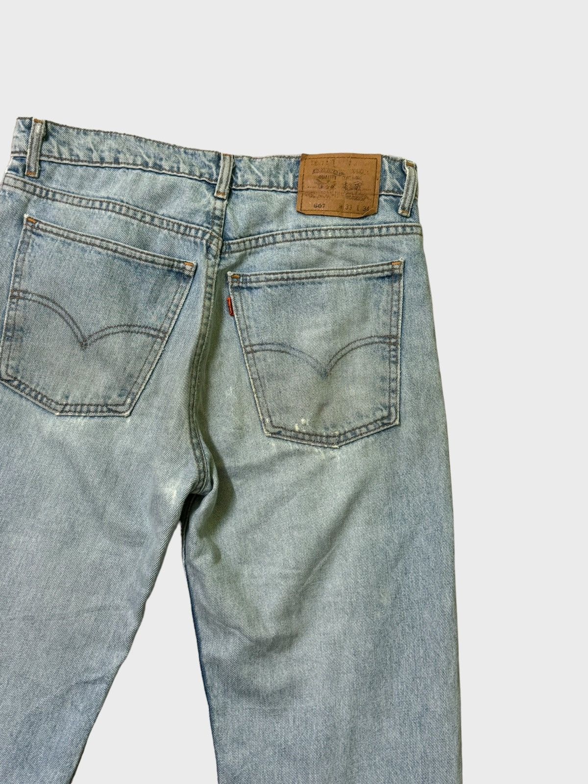 Levi's × Vintage Vintage Levi's 507 Blue Orange Tab Distressed Alter Denims Size US 31 - 14 Thumbnail