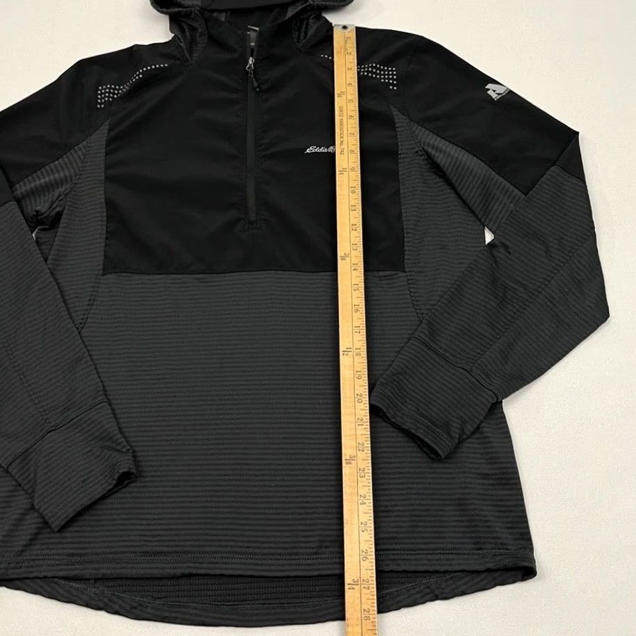 Eddie Bauer Eddie Bauer High Route Jacket Mens M Black Grid Fleece Air First Ascent 1/4 Zip Hiking Jacket Size US M / EU 48-50 / 2 - 4 Thumbnail