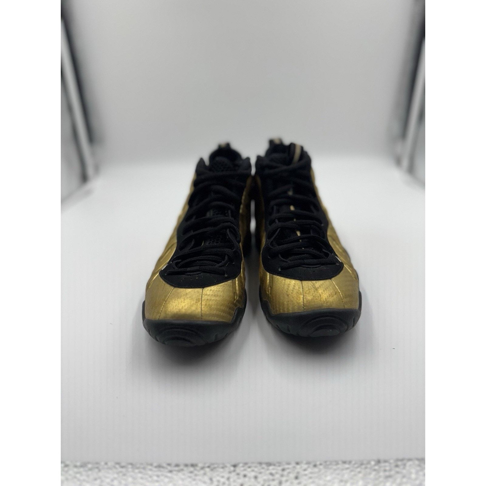 Nike Size 5.5 (GS) - Nike Little Posite Pro Mid Metallic Gold Size US 5.5 / IT 35.5 - 1 Thumbnail