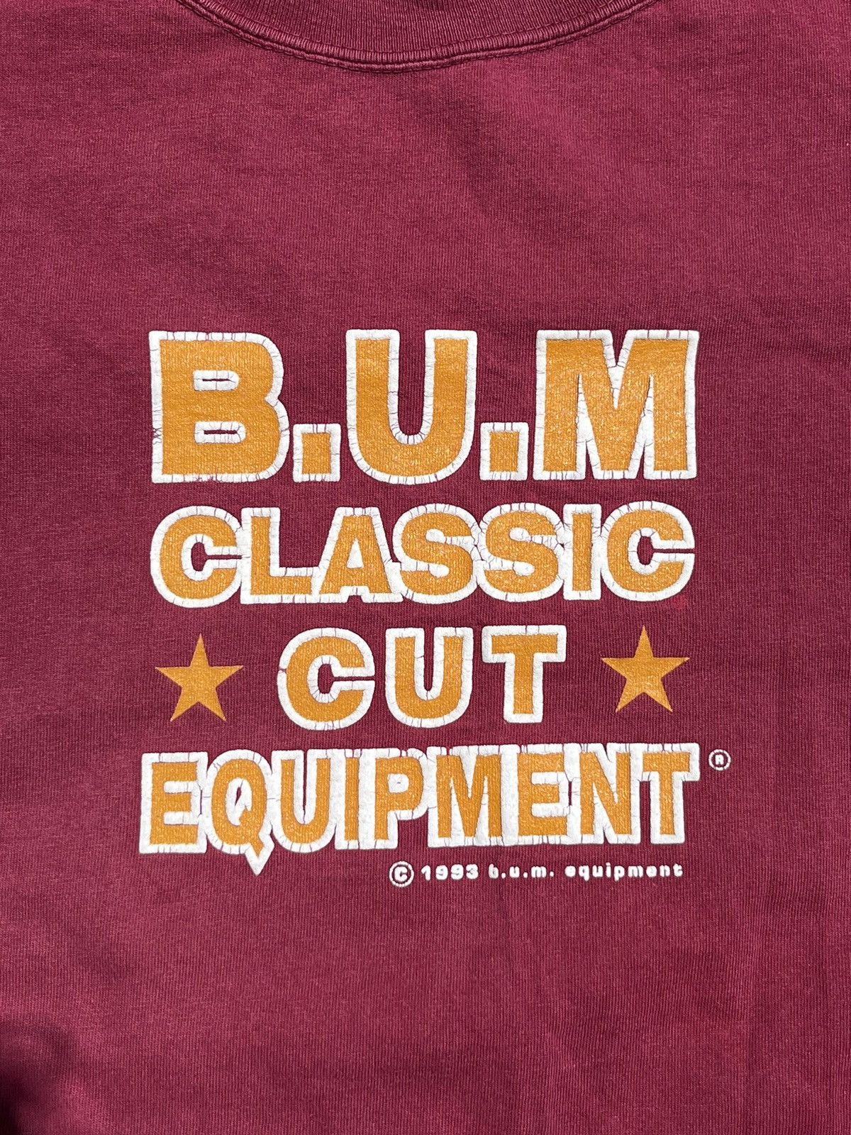 B.U.M Equipment × Vintage Vintage 90s B.U.M Tshirt Size US L / EU 52-54 / 3 - 2 Thumbnail