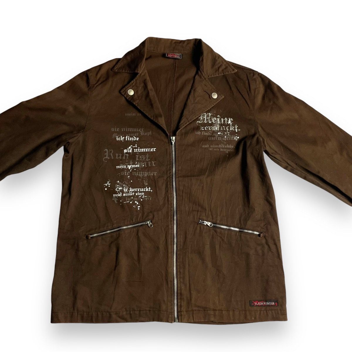 If Six Was Nine 🇯🇵 SLASH NUMBER POEM SEDITIONARIES PUNK JACKET Size US XL / EU 56 / 4 - 3 Thumbnail