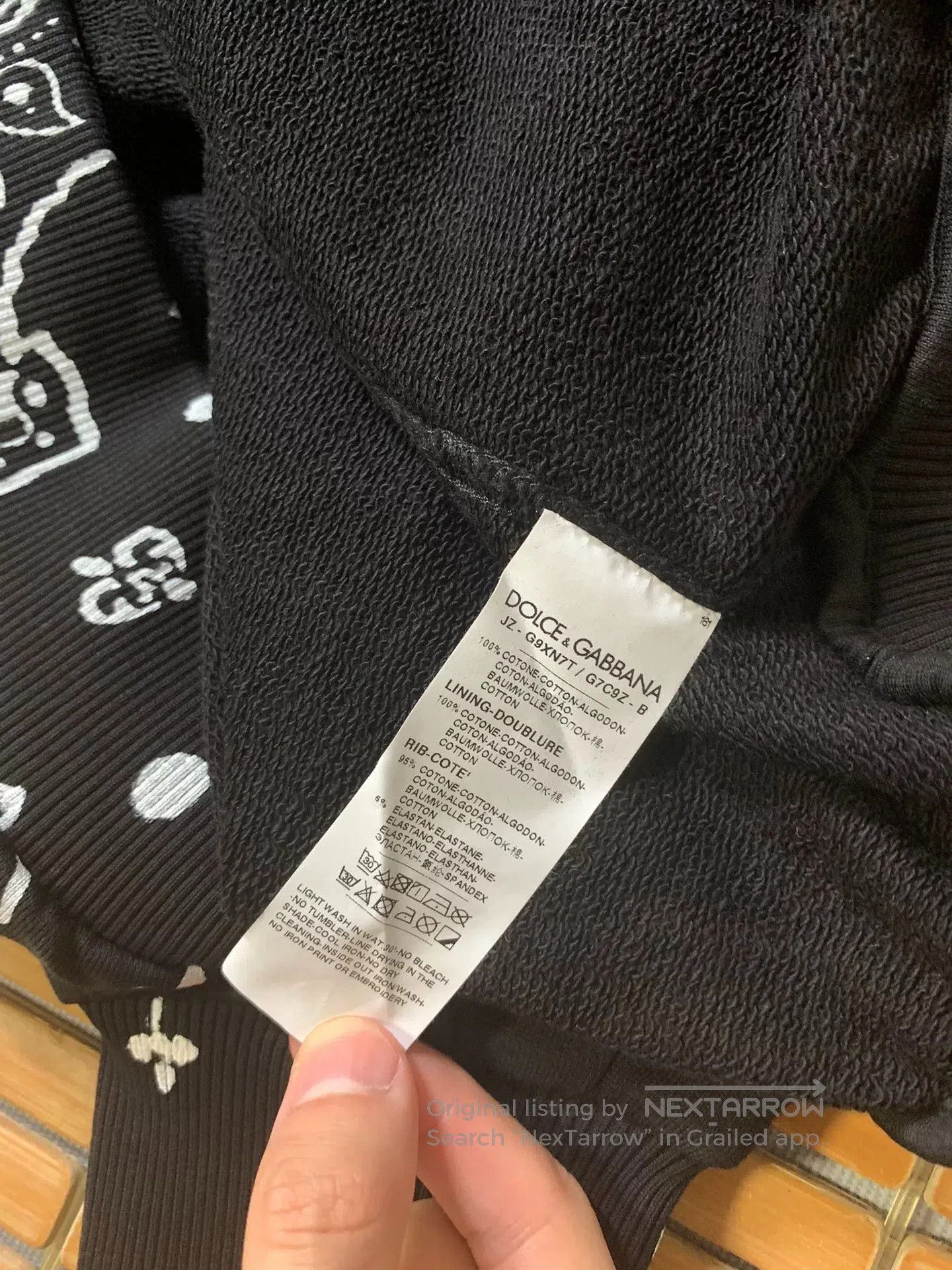 Dolce & Gabbana Dolce & Gabbana Sacred Heart Bandana Hoodie. Size US XL / EU 56 / 4 - 5 Thumbnail