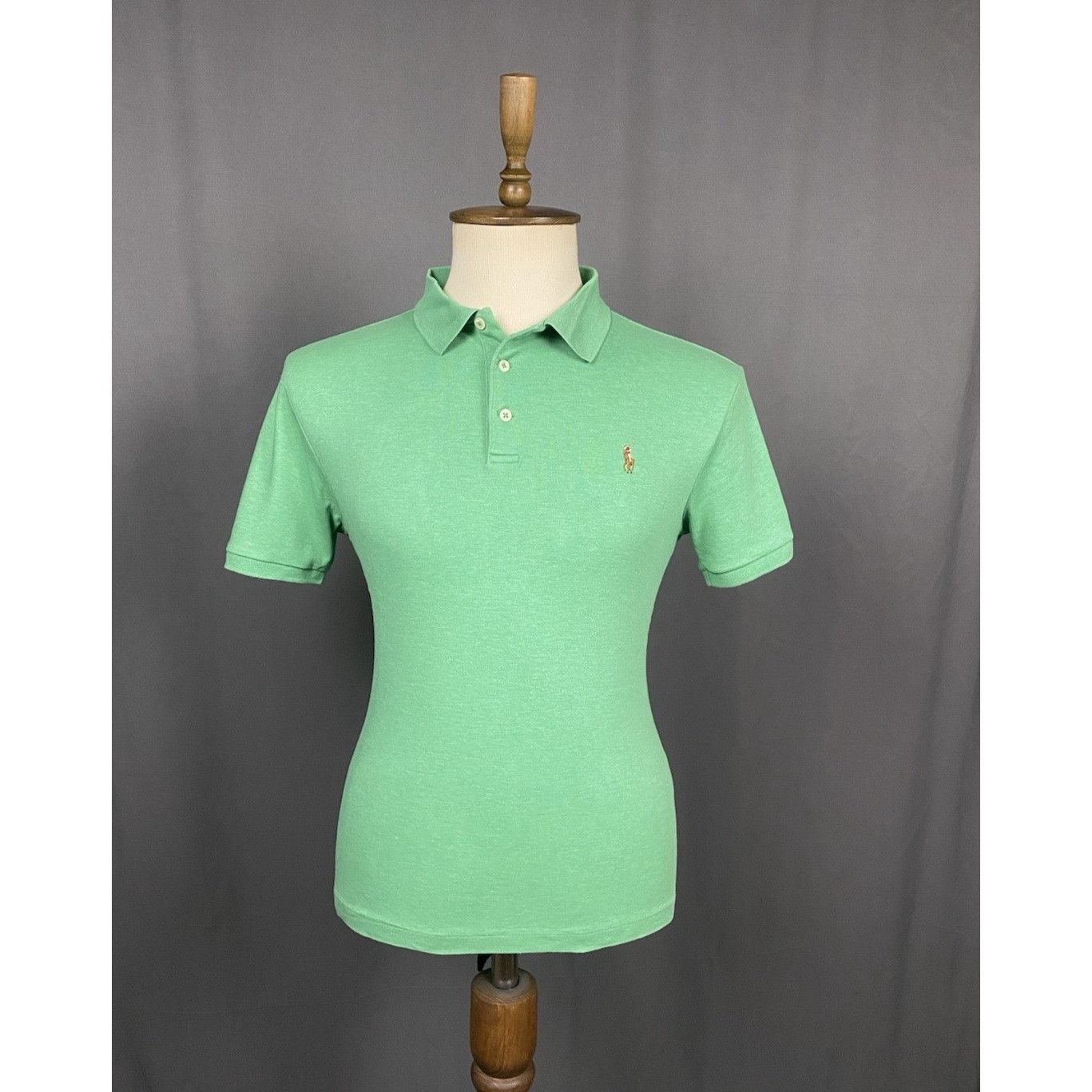 Ralph Lauren Polo Ralph Lauren Slim Fit Men's Green Polo T-Shirt Size L Size US L / EU 52-54 / 3 - 1 Thumbnail