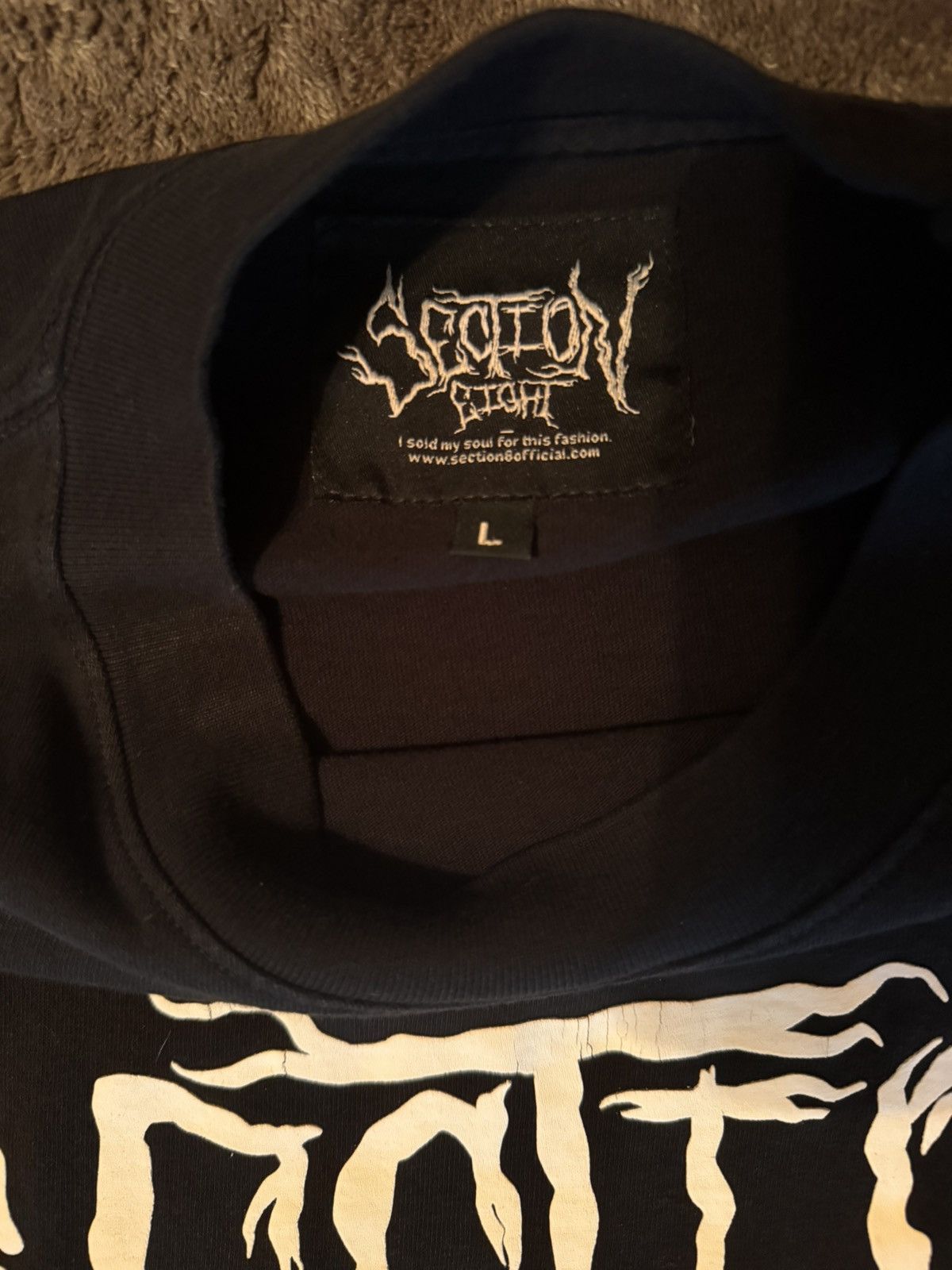 Section 8 Section 8 Joey Jordison Crown of Thorns Tee Size US L / EU 52-54 / 3 - 2 Thumbnail