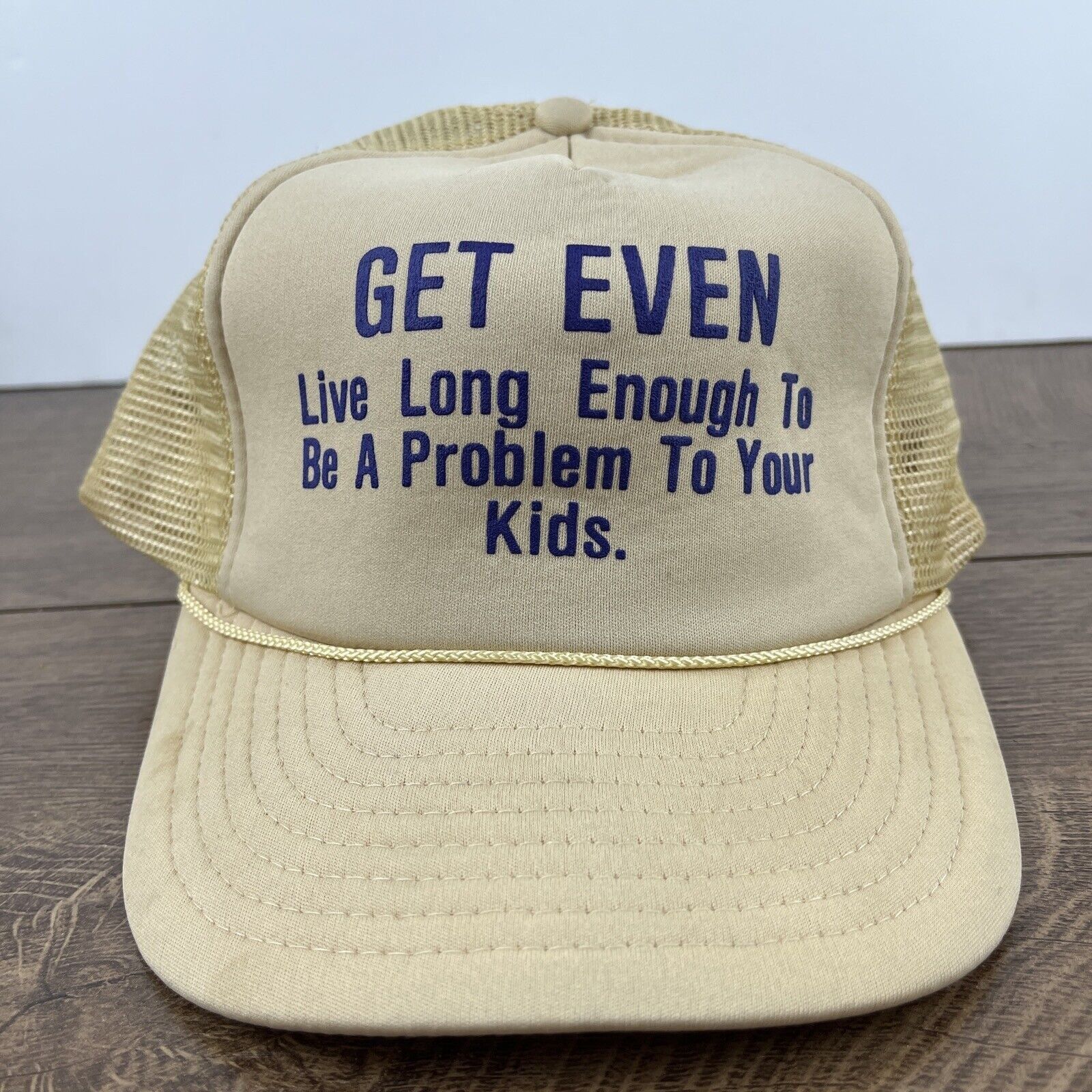 Other Get Even Hat Live Long Enough to be a Problem to your Kids H Size ONE SIZE - 7 Thumbnail