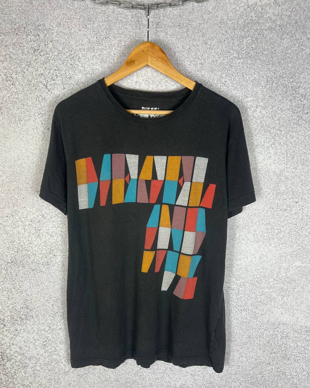 Diesel Vintage Y2K Diesel Art Big Logo Tee Size US XXL / EU 58 / 5 - 1 Thumbnail
