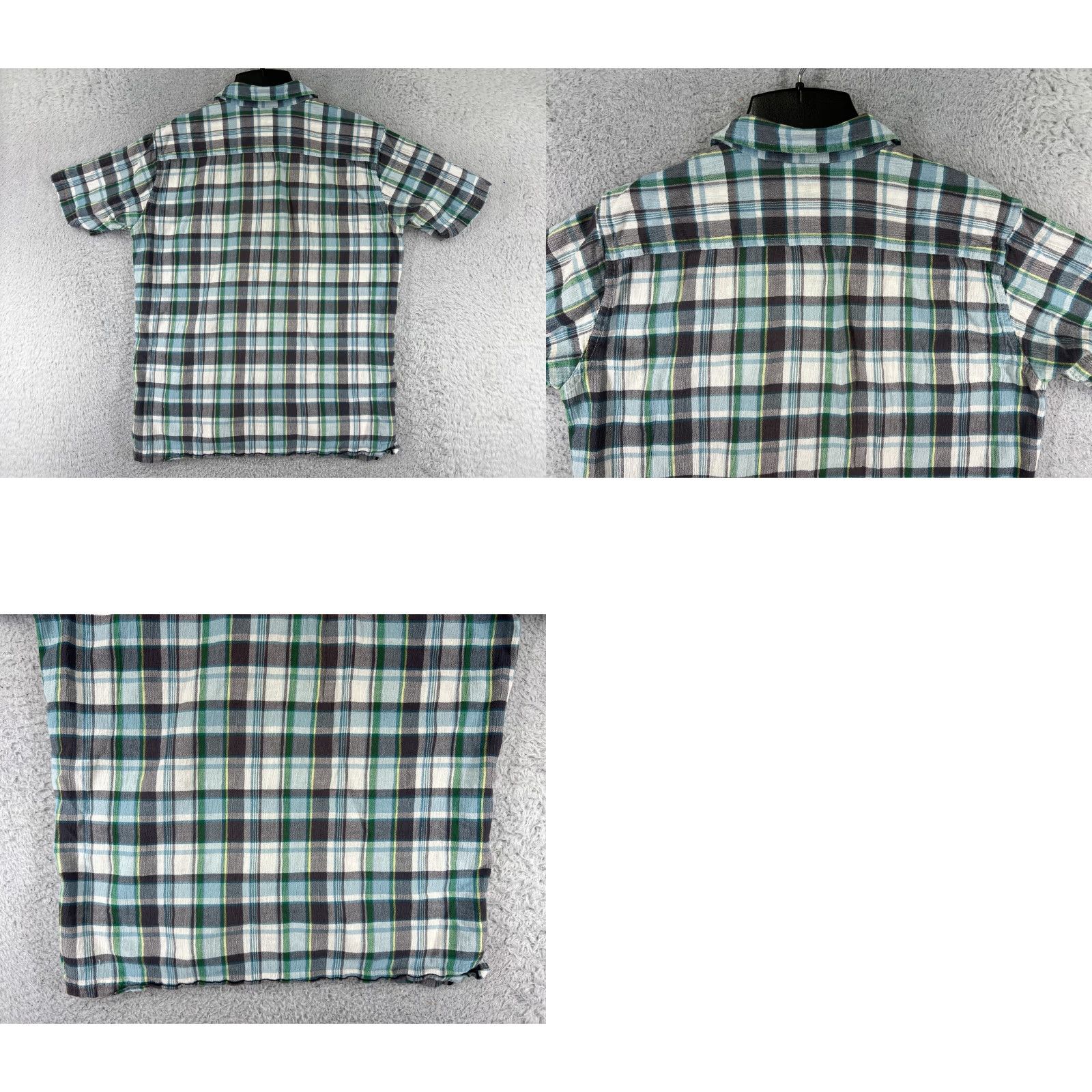 Patagonia Patagonia Shirt Mens Medium Blue Green Plaid Button Up 100% Cotton Pocket Button-Down Long Sleeve Mens Regular Cotton Shirt Size US M / EU 48-50 / 2 - 9 Thumbnail