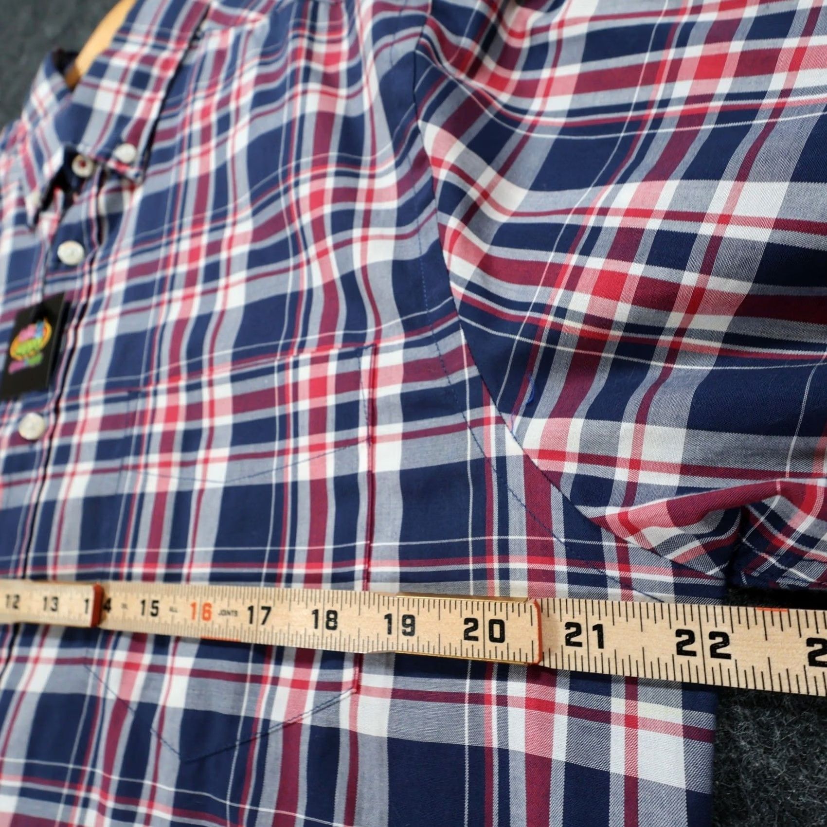 Vintage Maine New England Button Down Shirt Mens Small Blue Red Plaid Excellent Size US S / EU 44-46 / 1 - 3 Thumbnail